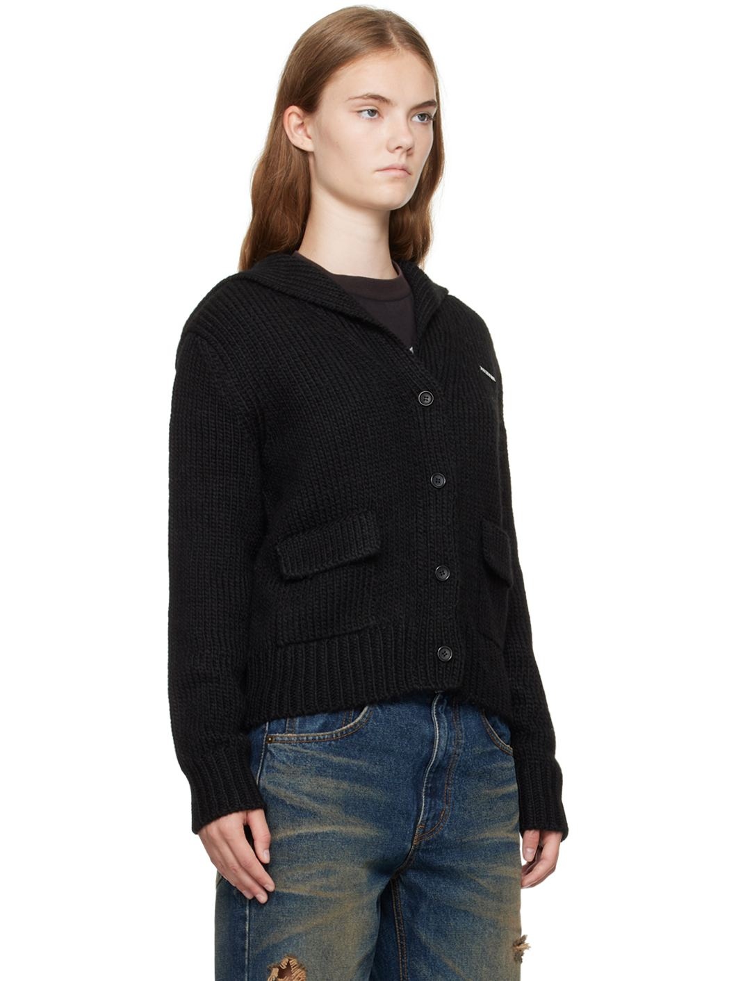 Black Sailor Cardigan - 2