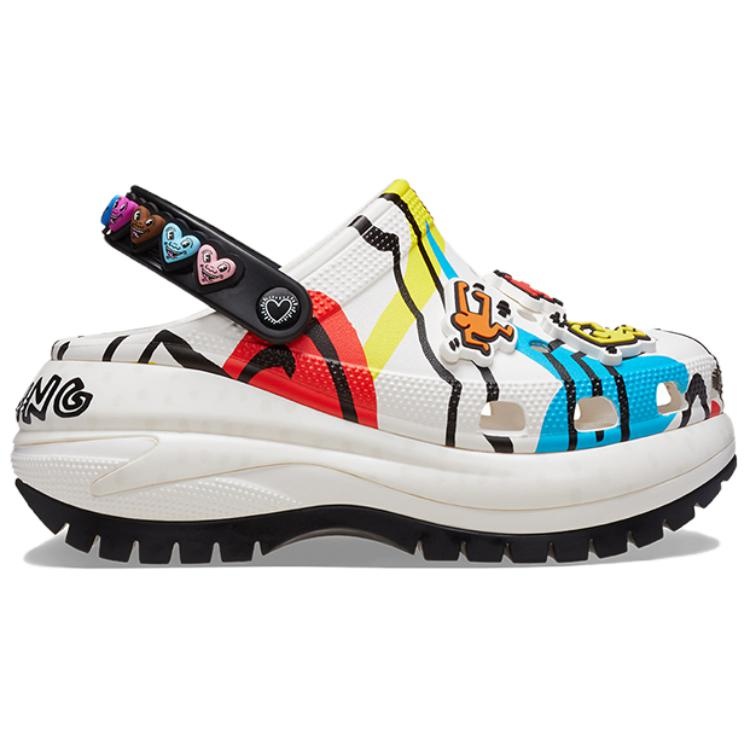 Crocs x Keith Haring Mega Crush Clog 'White Multi' 209822-001 - 2