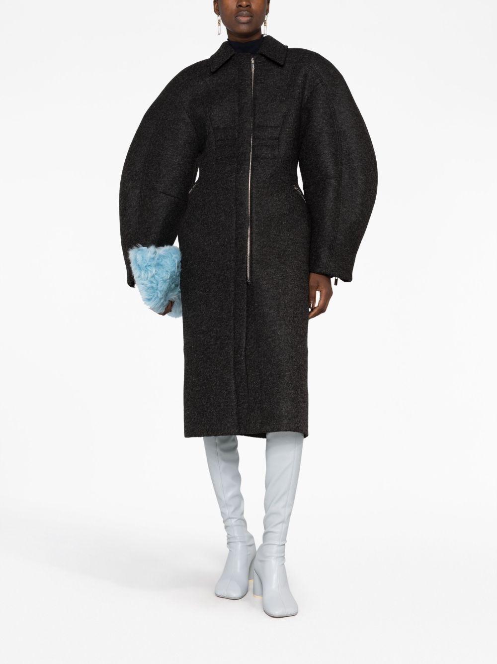 Le Manteau Croissant midi coat - 2