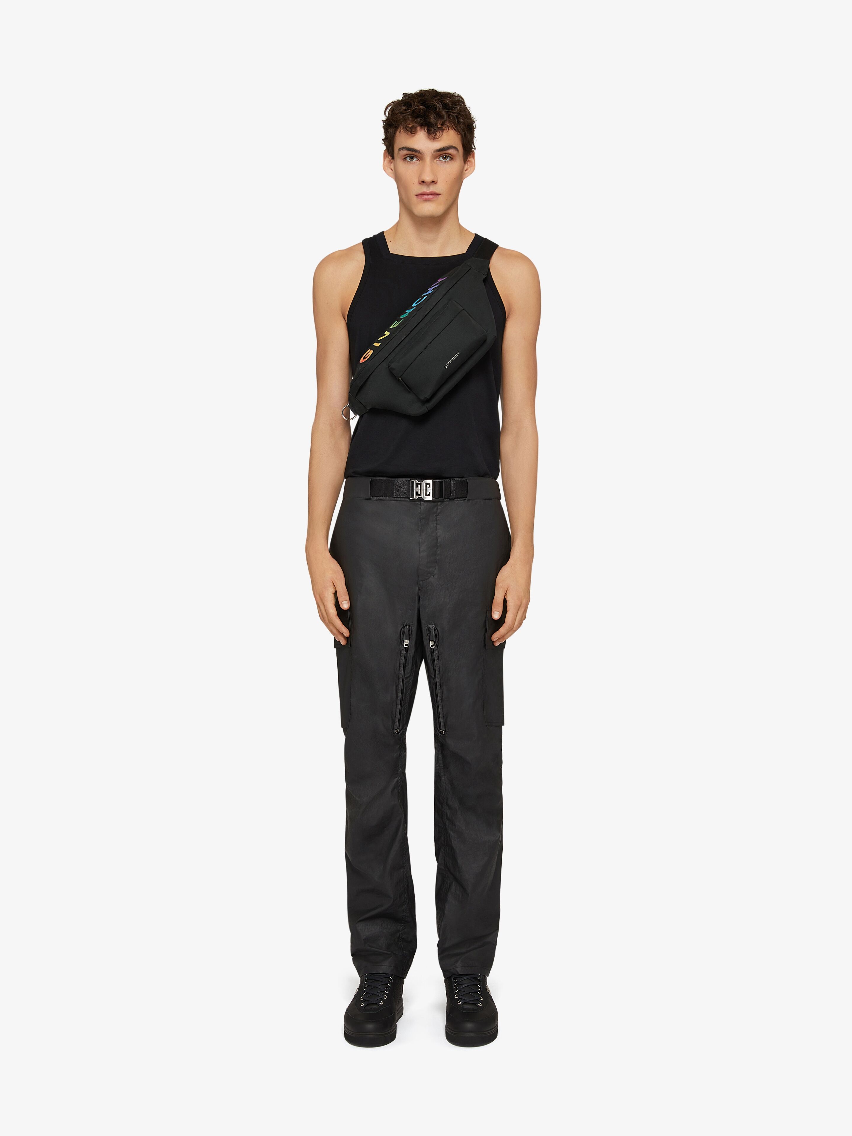 ESSENTIEL U FANNY PACK IN GIVENCHY EMBROIDERED CANVAS - 2