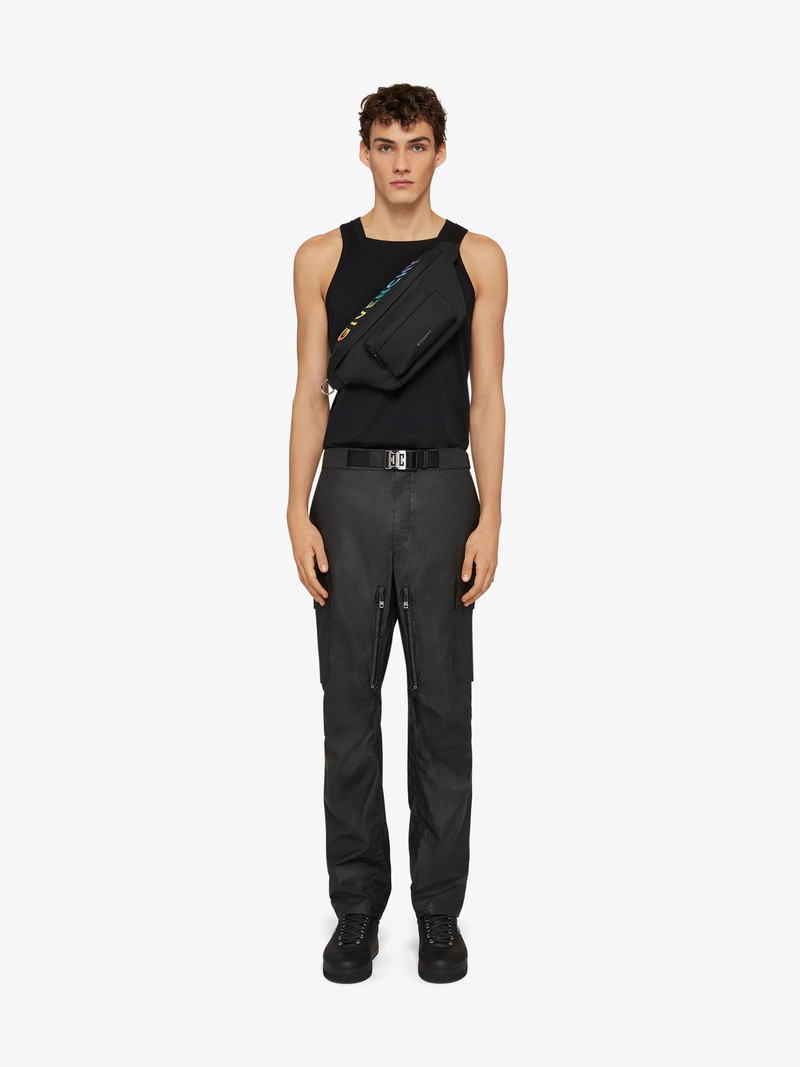 Givenchy ESSENTIEL U FANNY PACK IN GIVENCHY EMBROIDERED CANVAS outlook