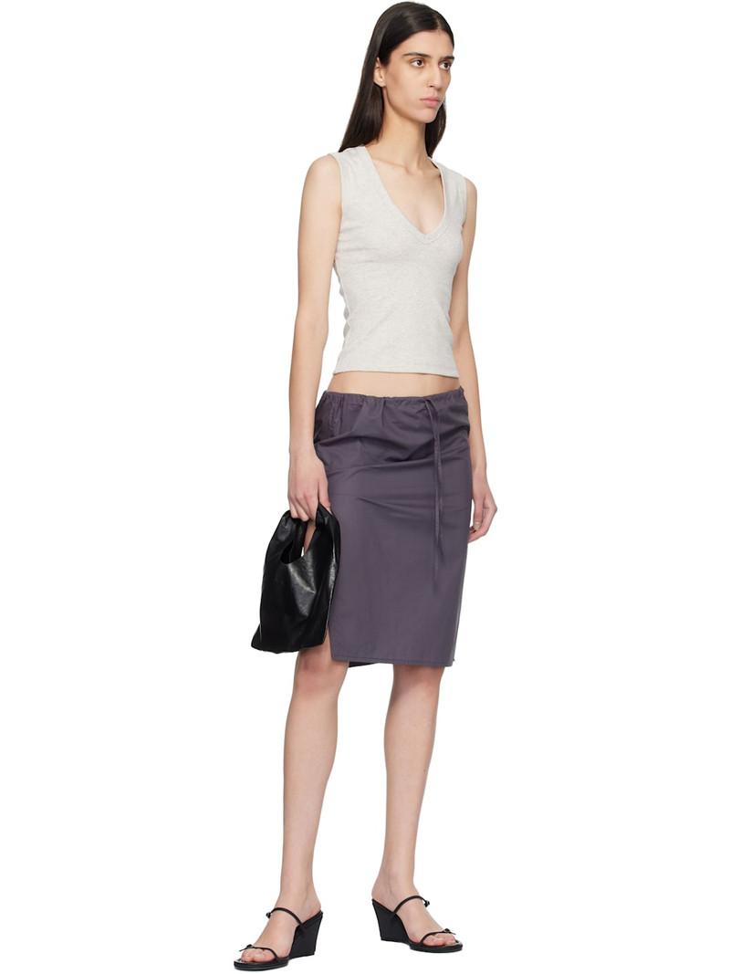 FLORE FLORE Gray Dewi Tank Top outlook