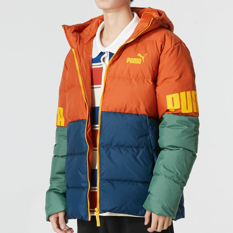 PUMA Power Down Hooded Jacket 'Orange' 676032-64 - 4