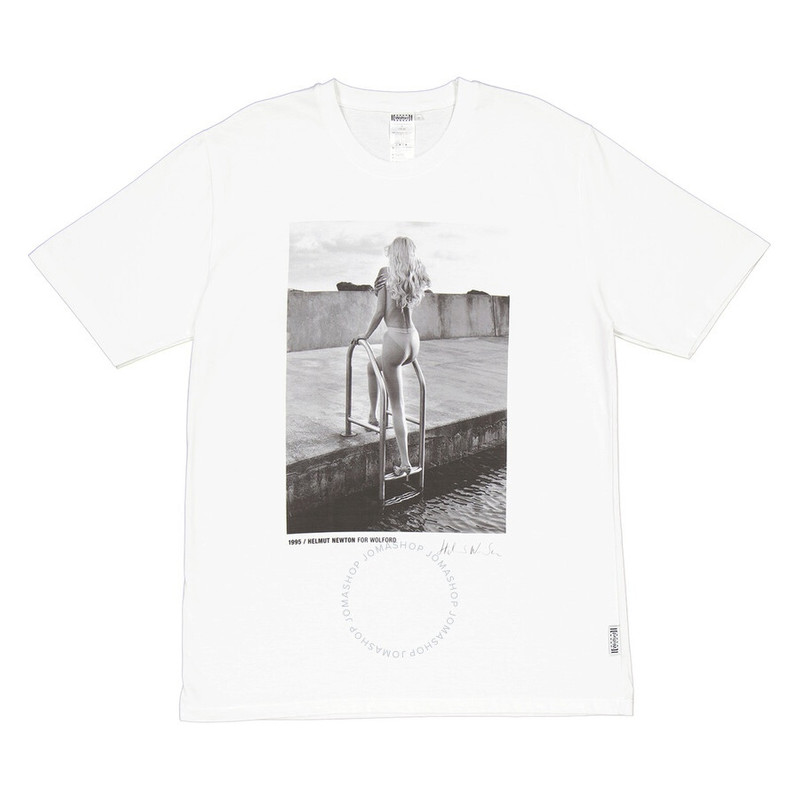 Wolford Ladies Short-sleeve Newton Cotton T-Shirt - 1