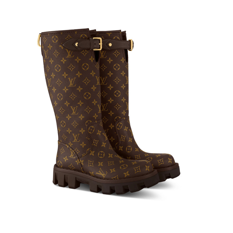 LV Checker High Boot 2