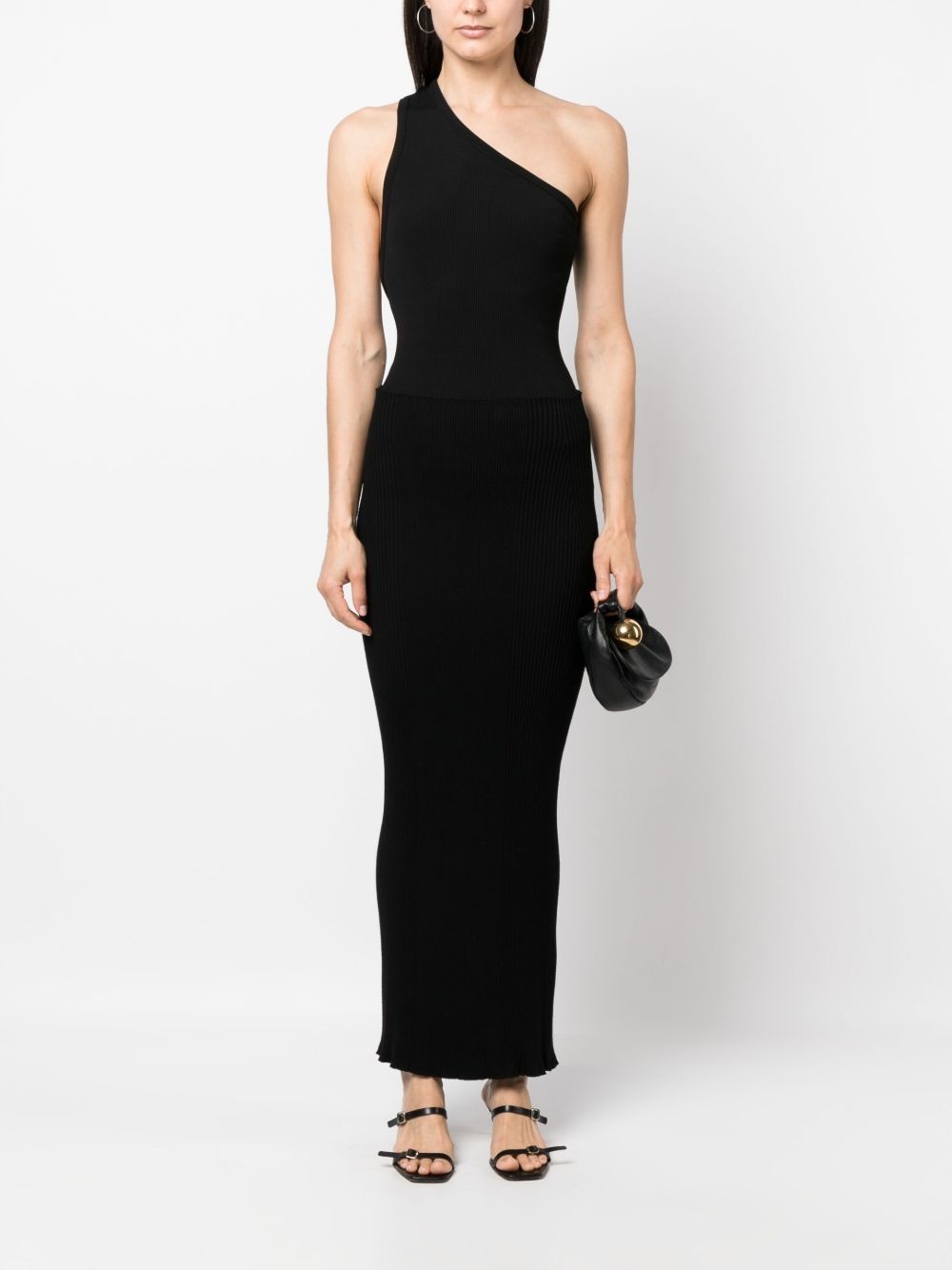 ribbed-knit maxi skirt - 2