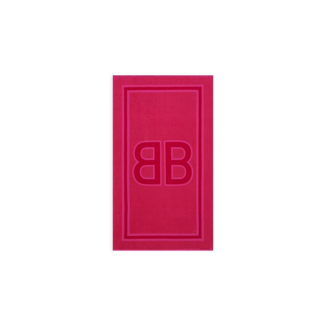 Bb Beach Towel in Pink - 2