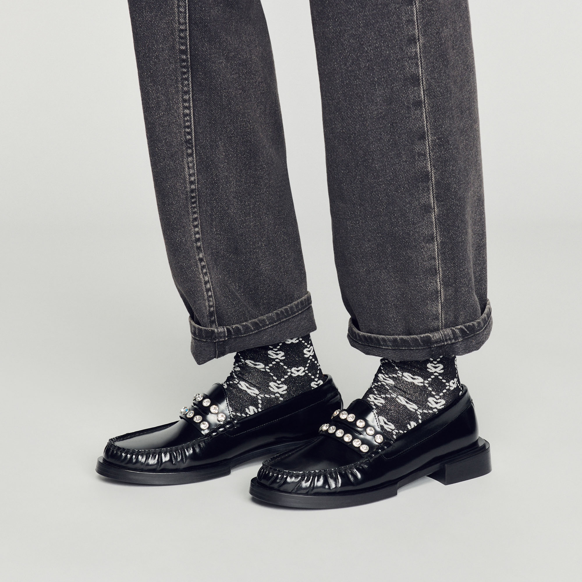 Double S jacquard socks - 2