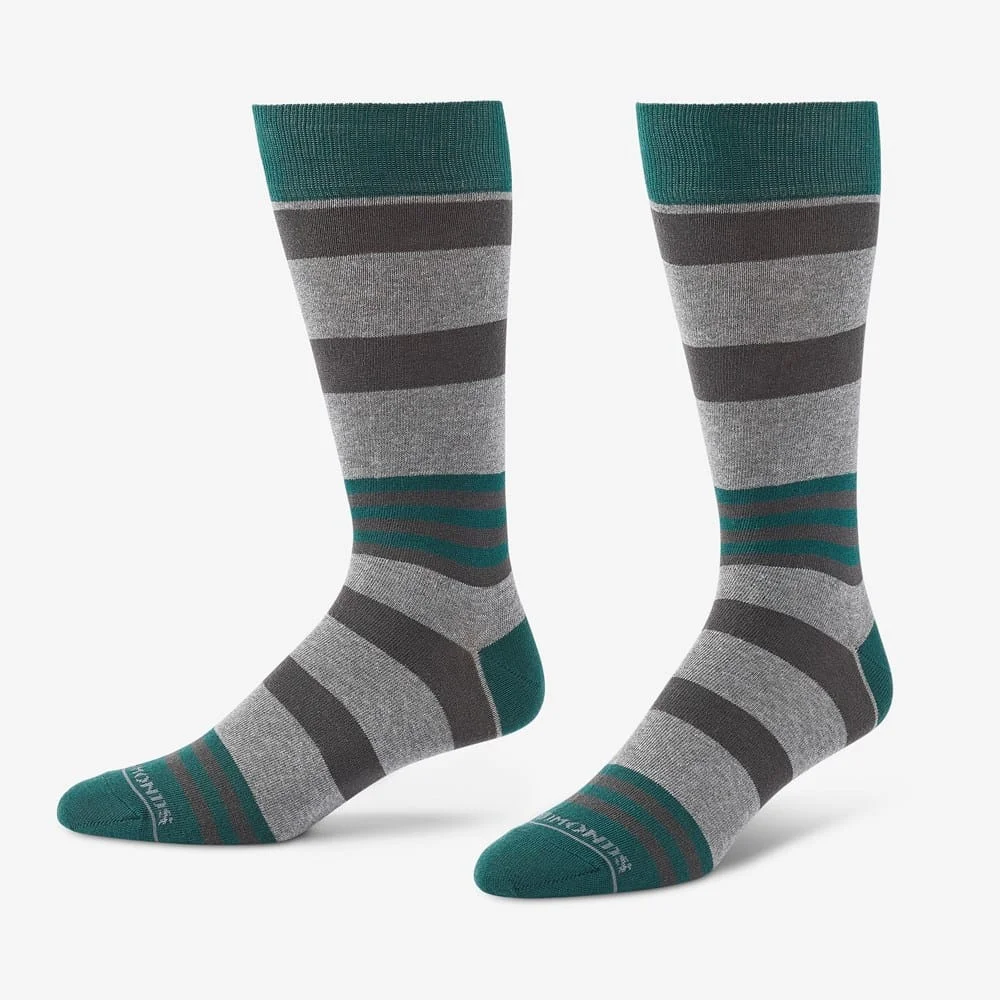 Stripes Dress Socks - 1
