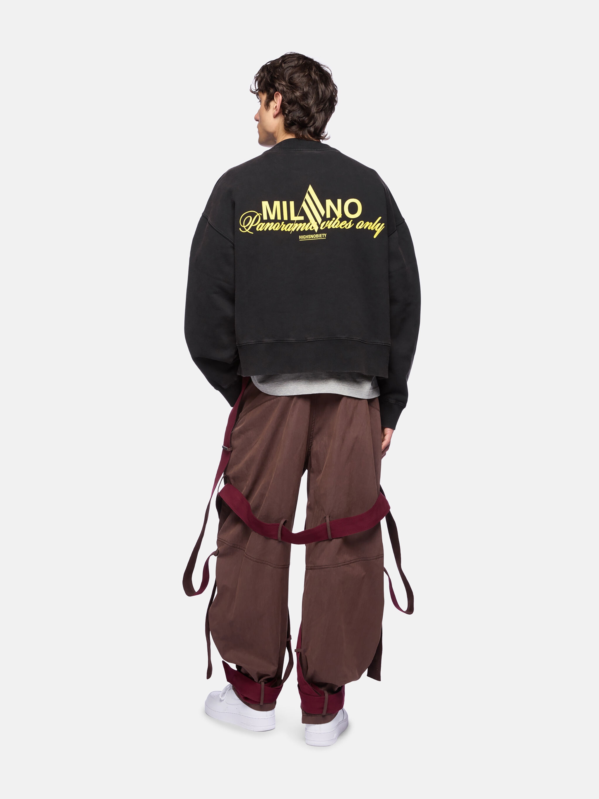 THE ATTICO X HIGHSNOBIETY FADED BLACK SWEATSHIRT - 3