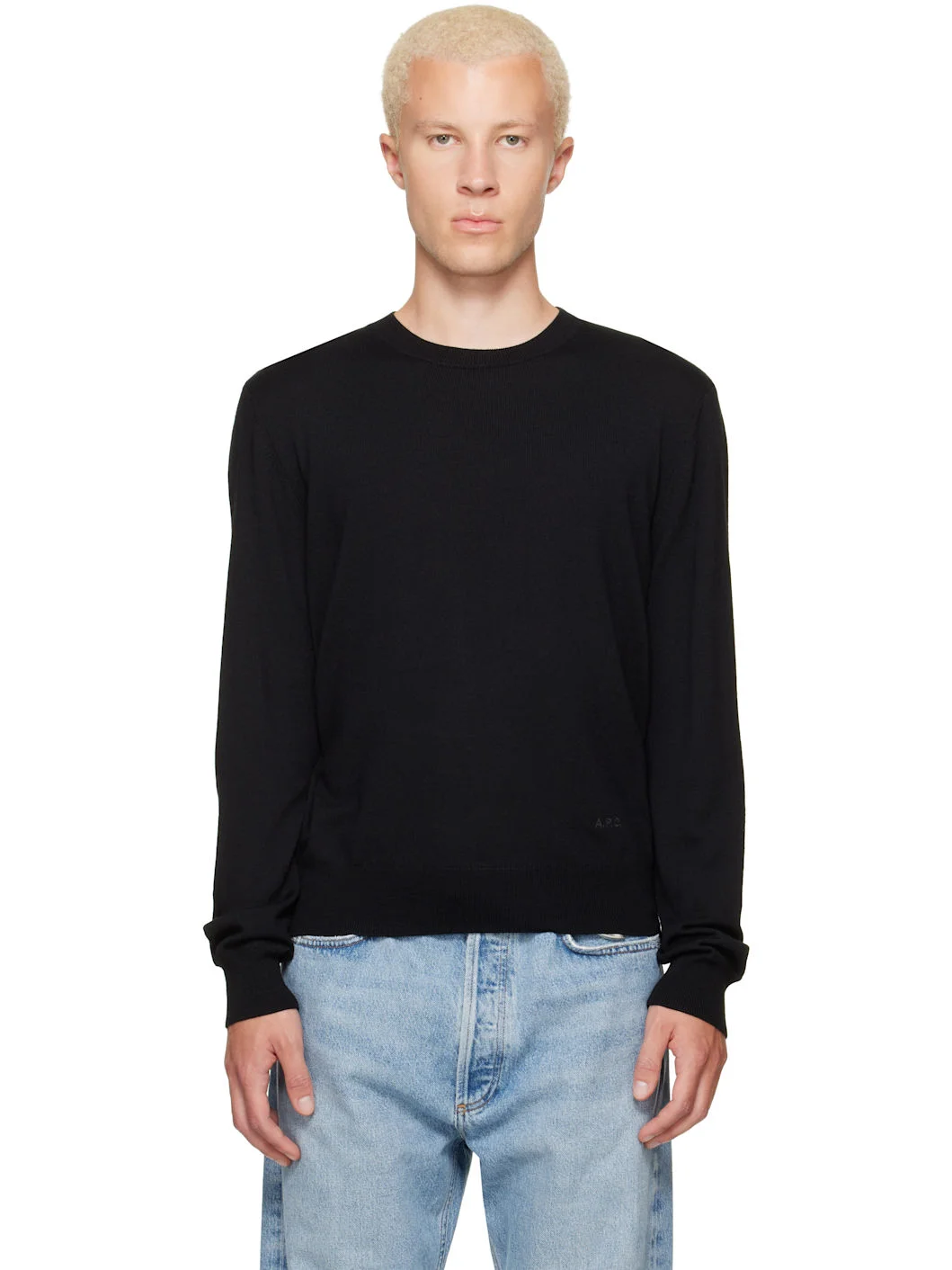 Black Matthieu Wool Sweater - 1
