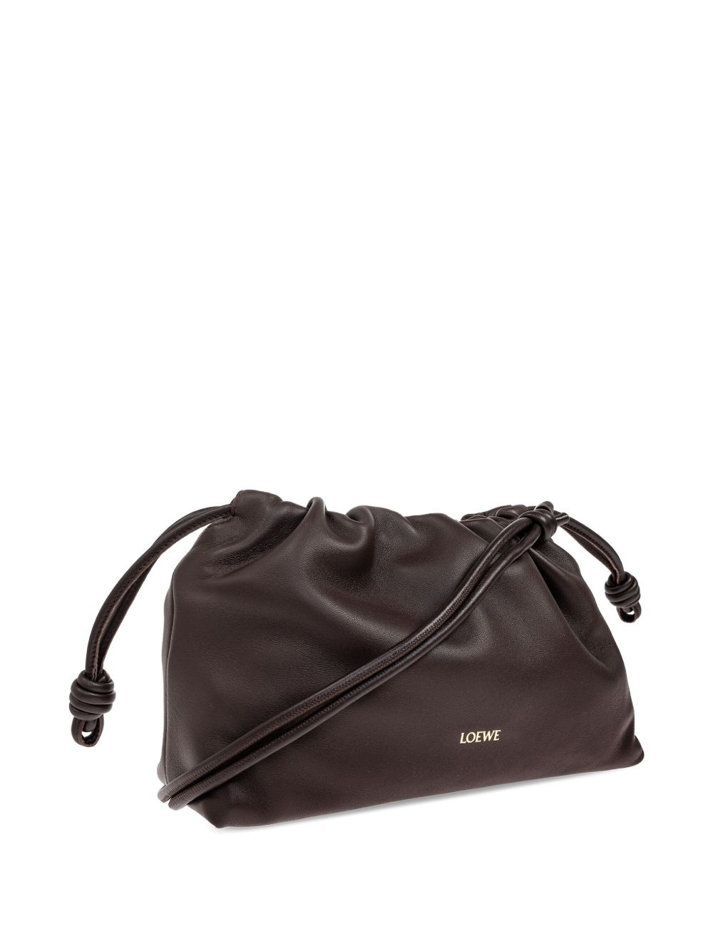 medium Flamenco leather clutch bag - 4