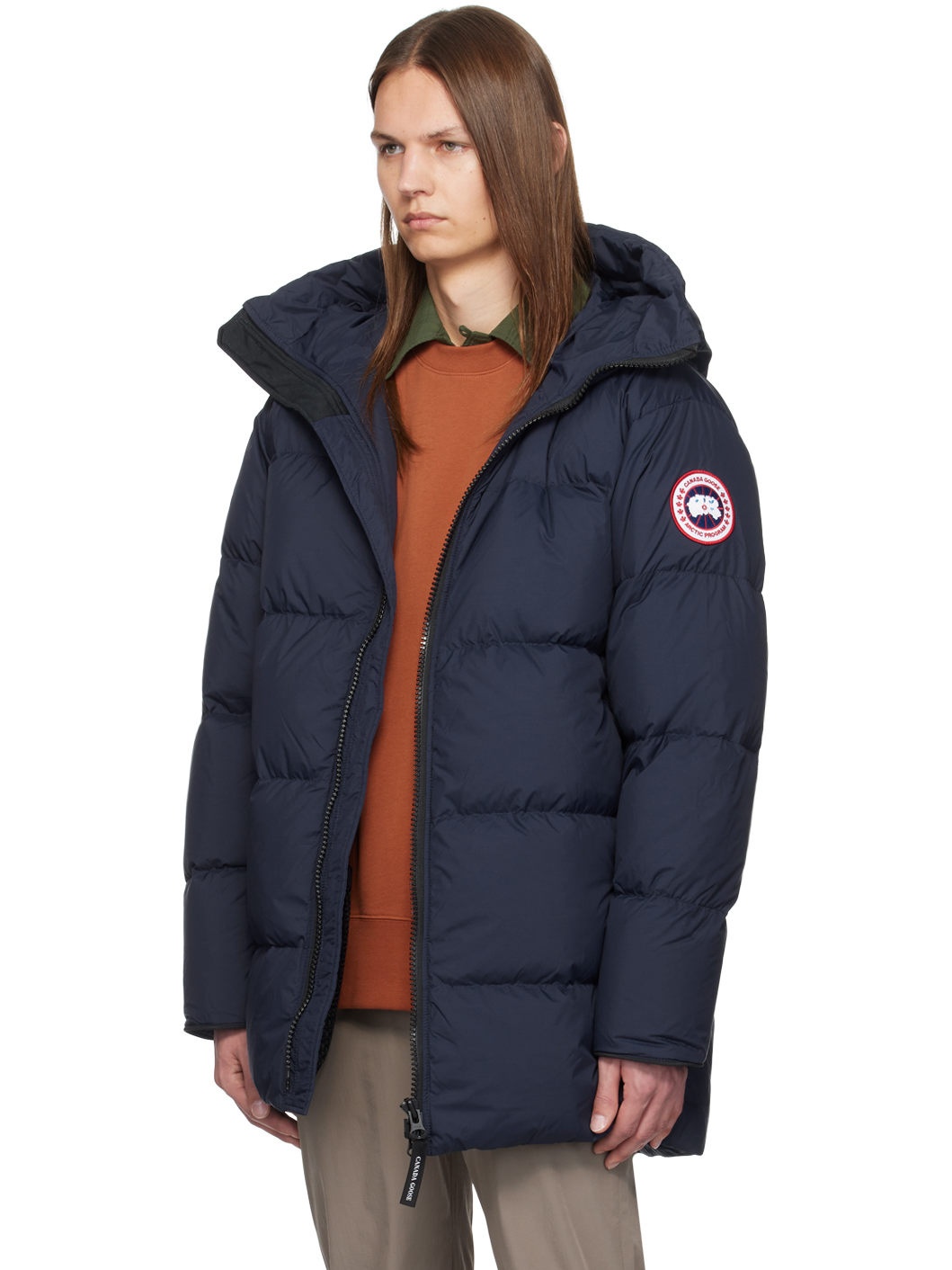 Navy Lawrence Down Jacket - 4