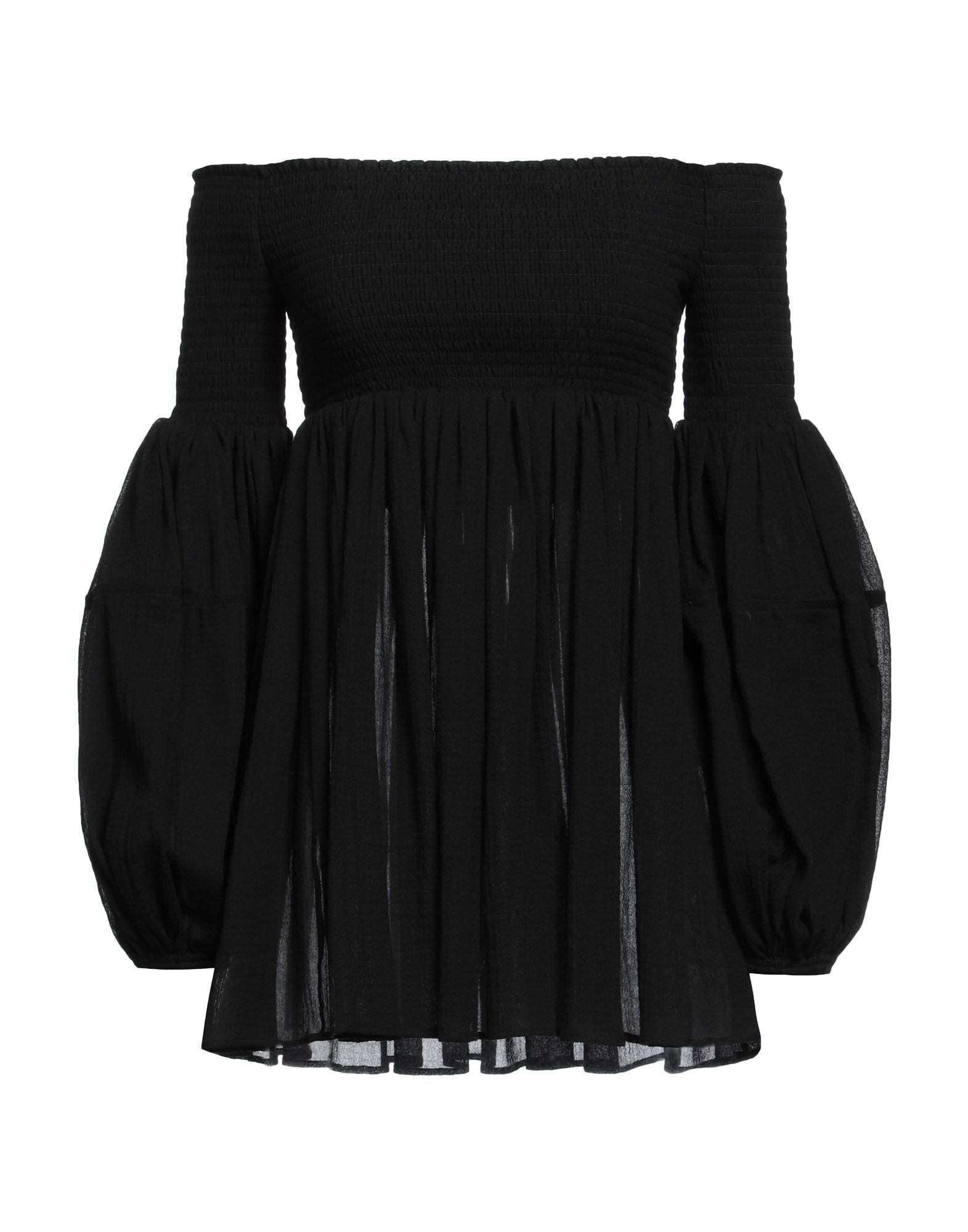 Black Women's Off-the-shoulder Top - 1