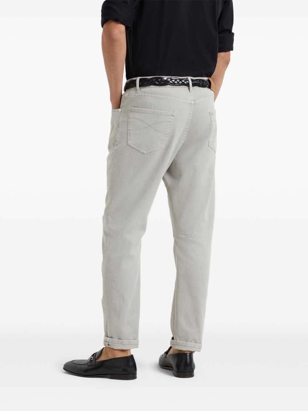 dyed straight jeans - 3
