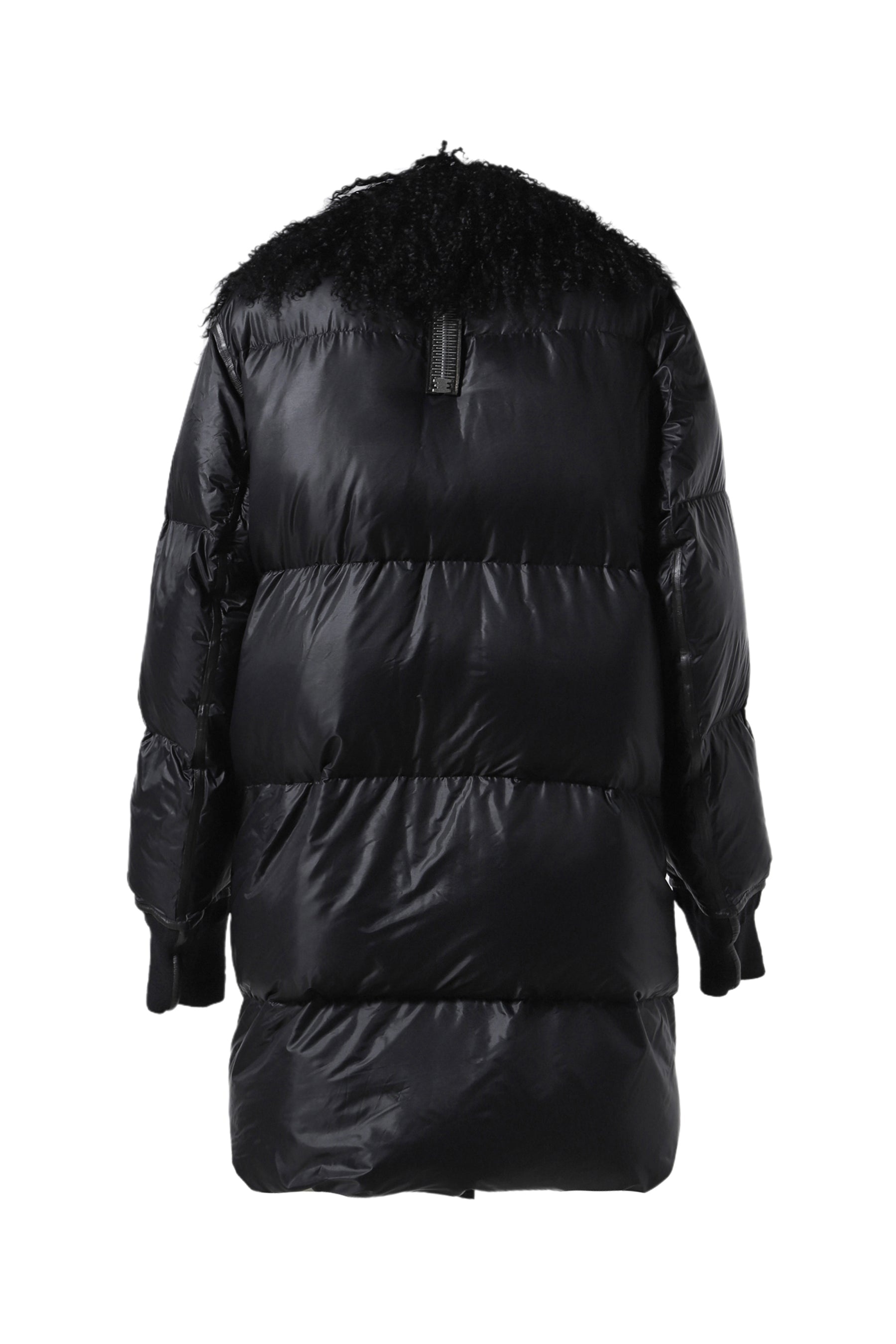 "ARROGANT" LONG DOWN JACKET / BLK - 7