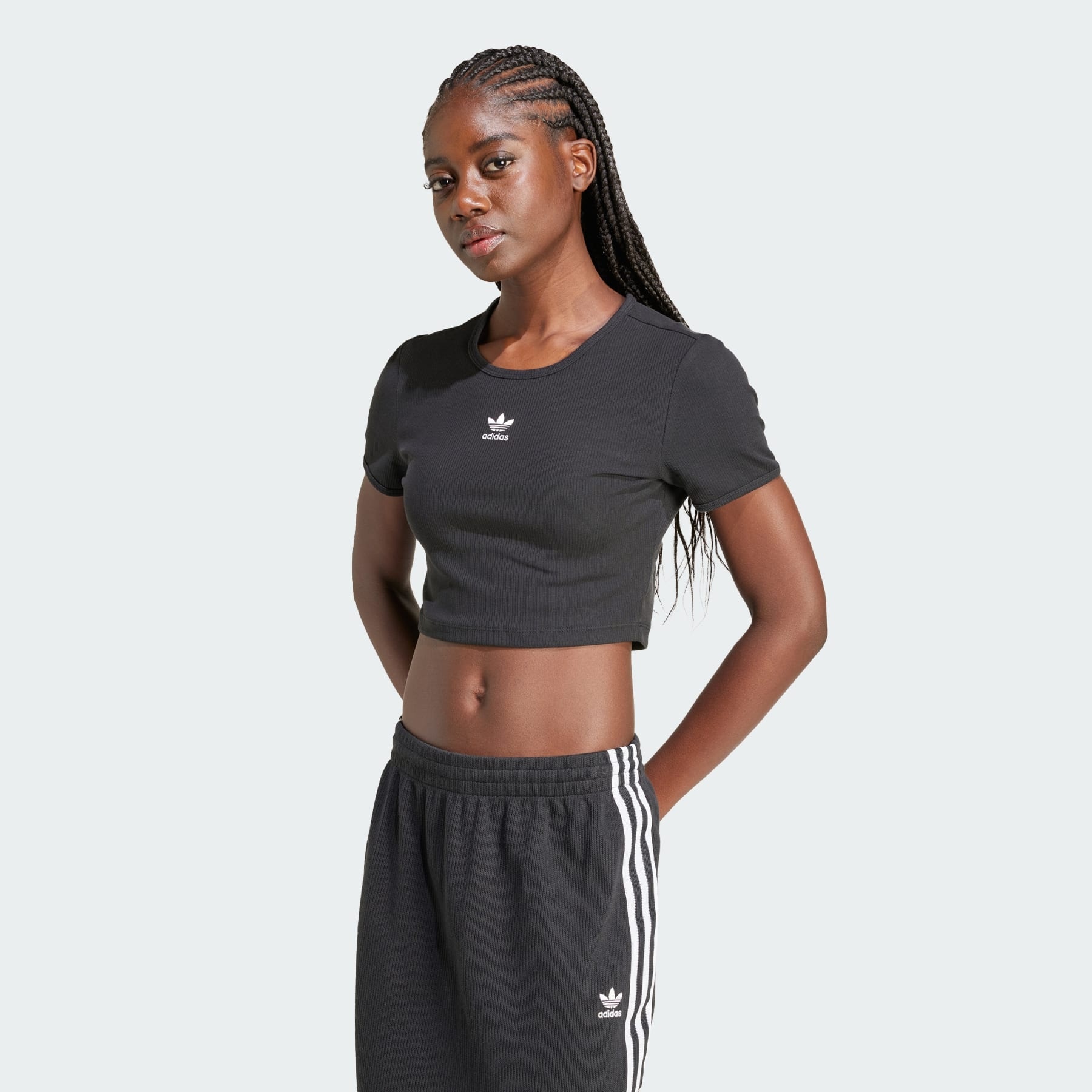Essentials Ribbed Tee - 2