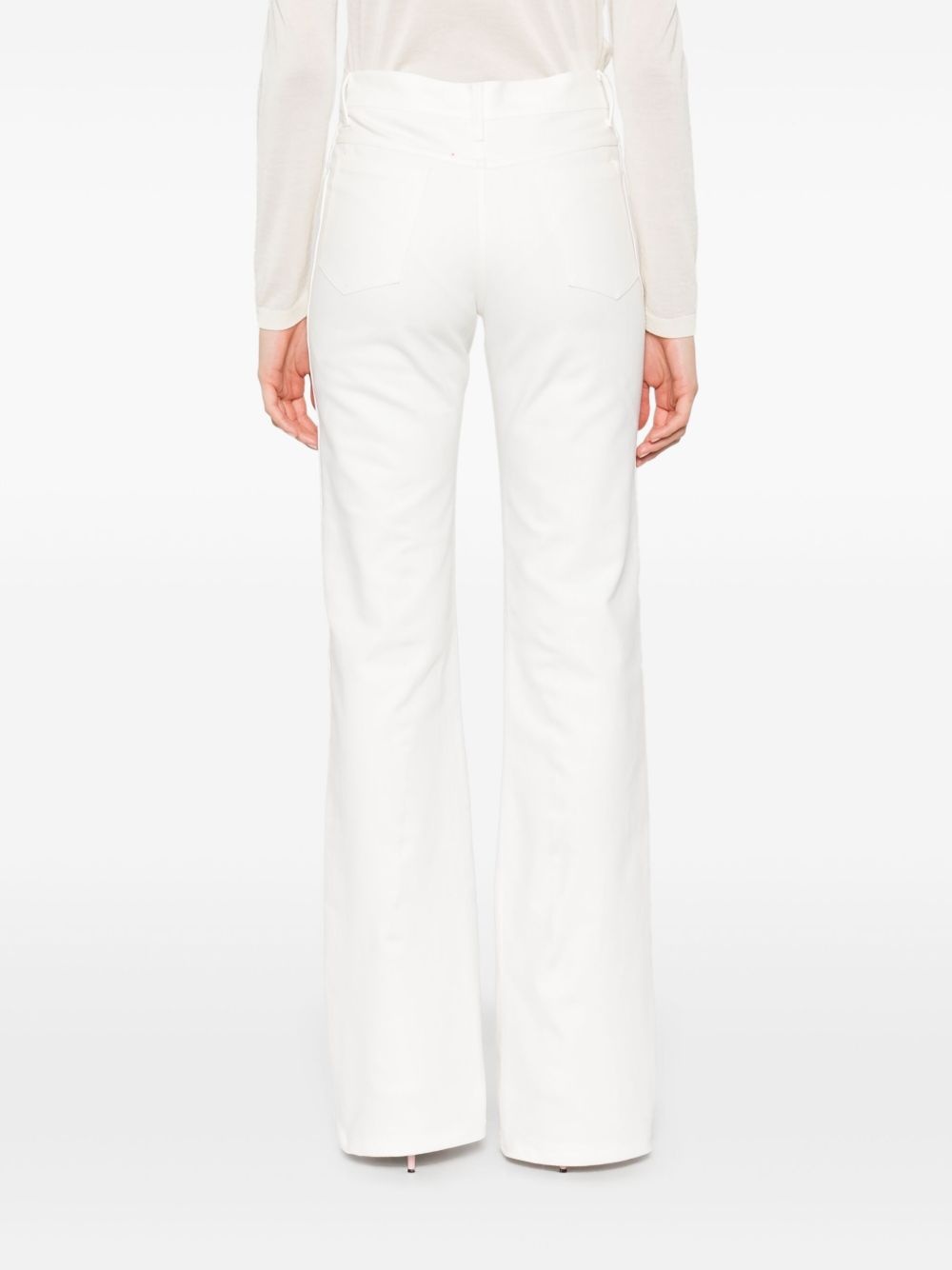 straight-leg trousers - 4