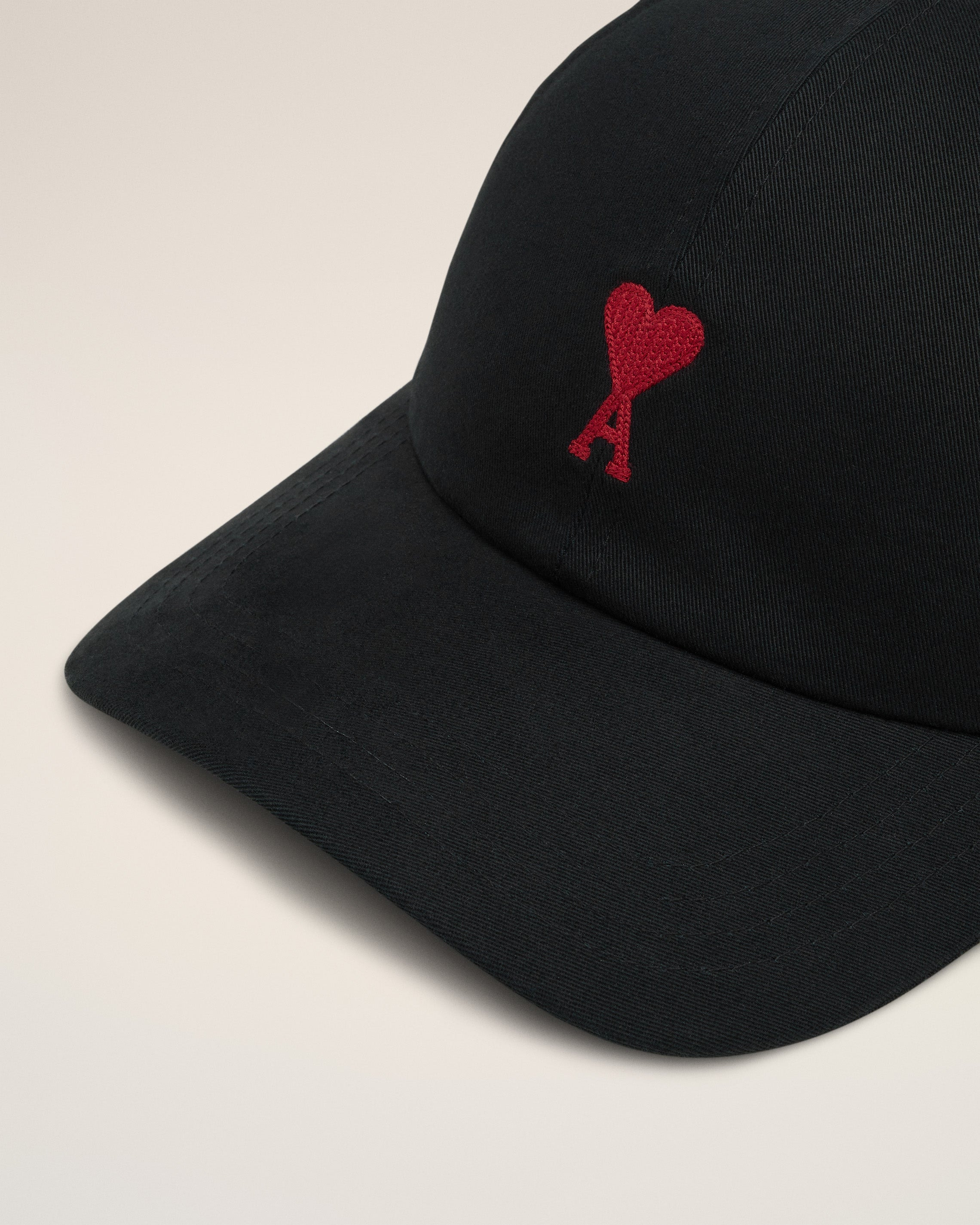 RED AMI DE COEUR EMBROIDERY CAP - 3