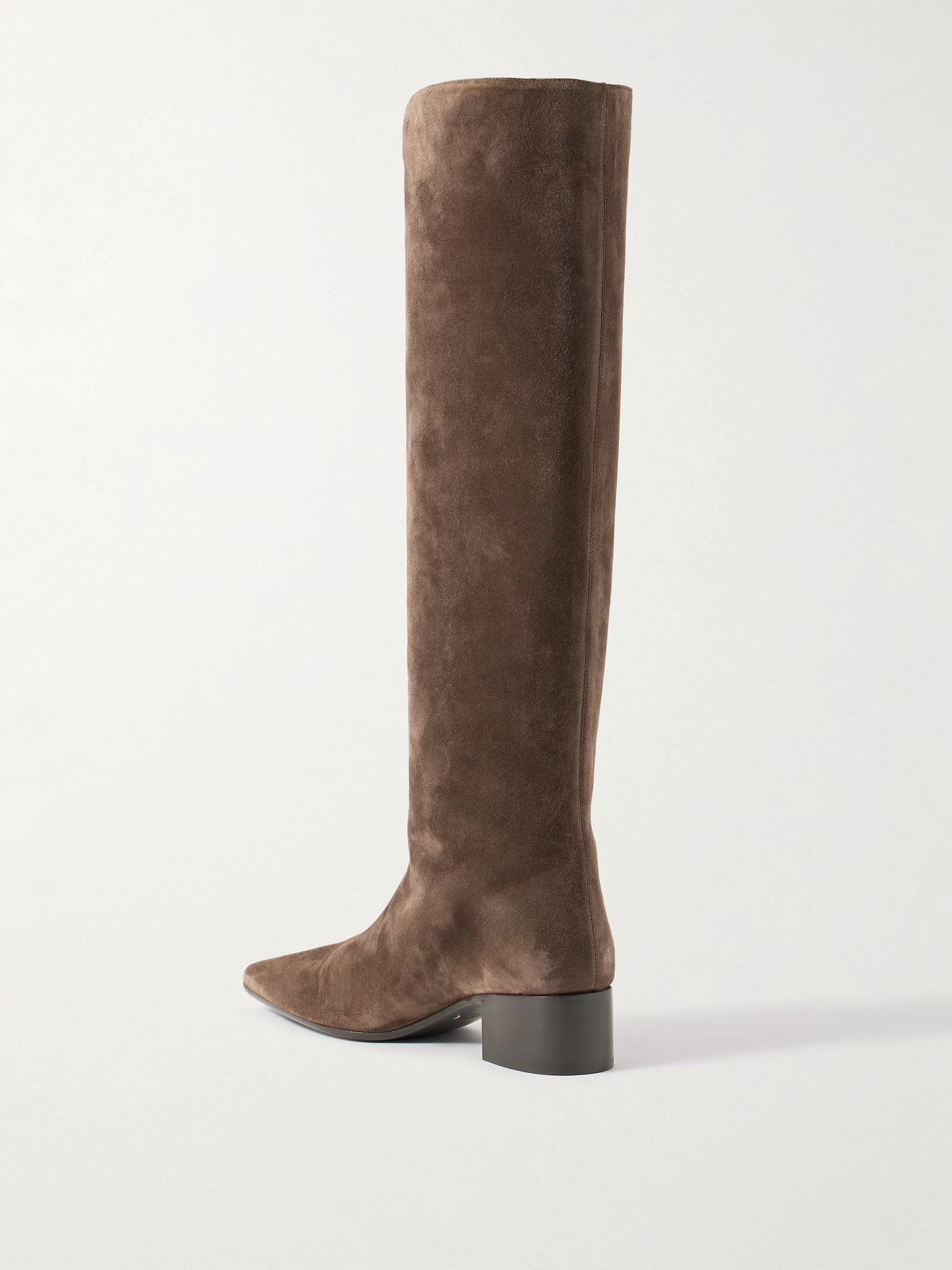 Andee suede knee boots Ecru - 2