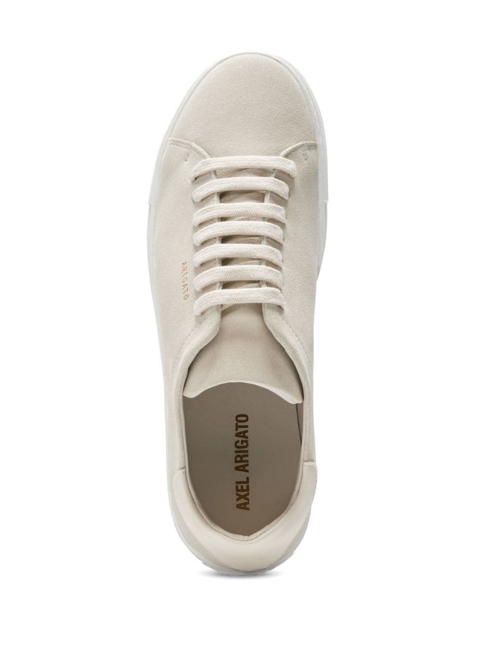 logo-print suede sneakers - 4