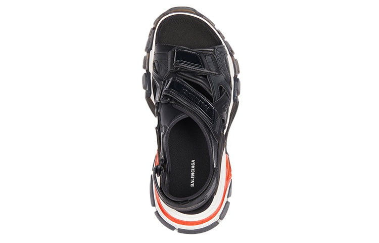 Balenciaga Track Sandals 'Clearsole Black Red' 655954W2CC31096 - 4