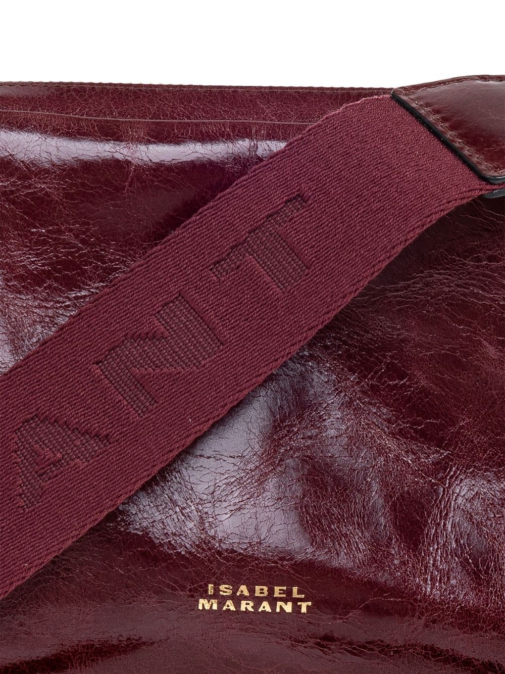 Wardy Camera logo-detailed leather shoulder bag - 5