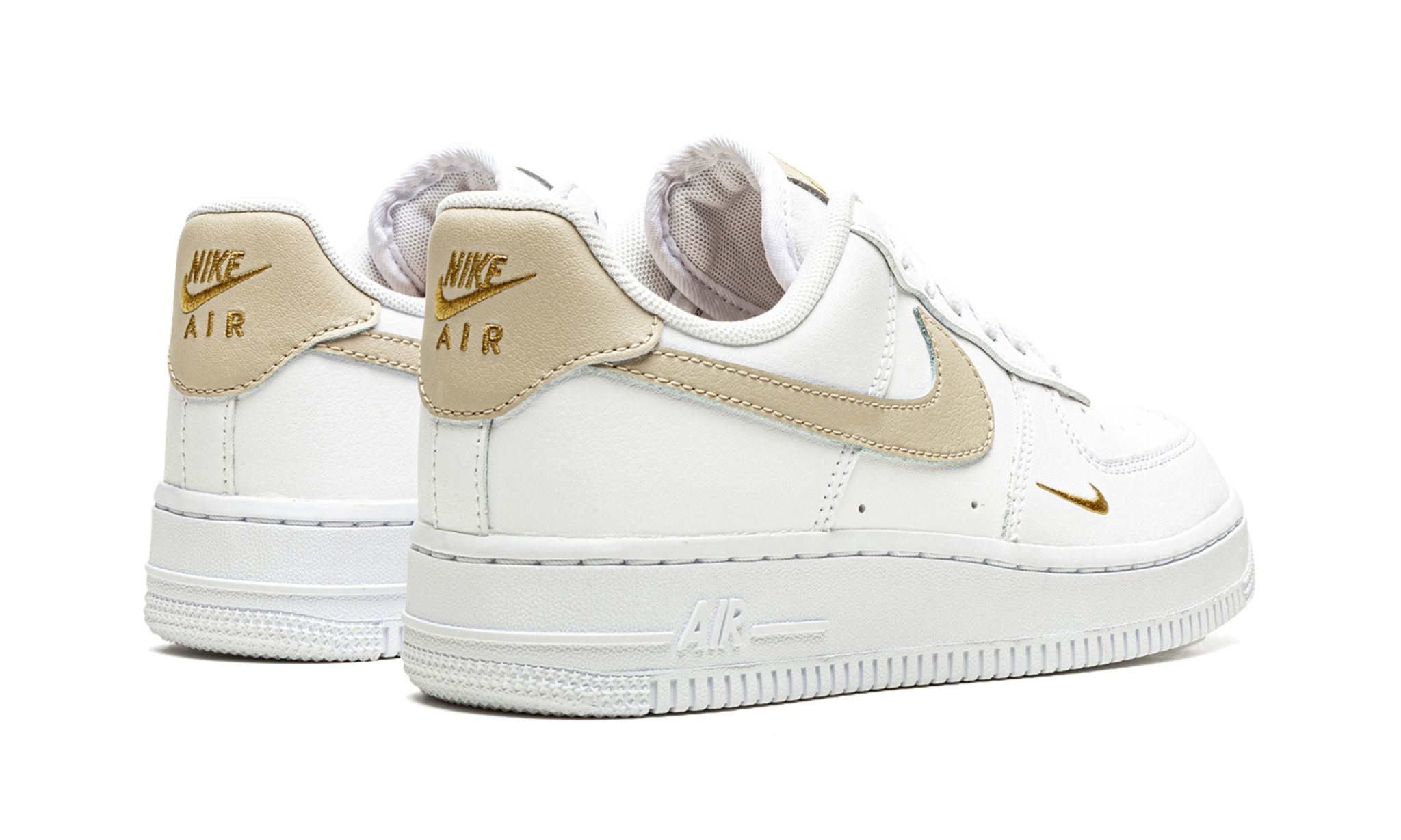 WMNS Air Force 1 Low Essential "Toe Swoosh - White / Rattan" - 3