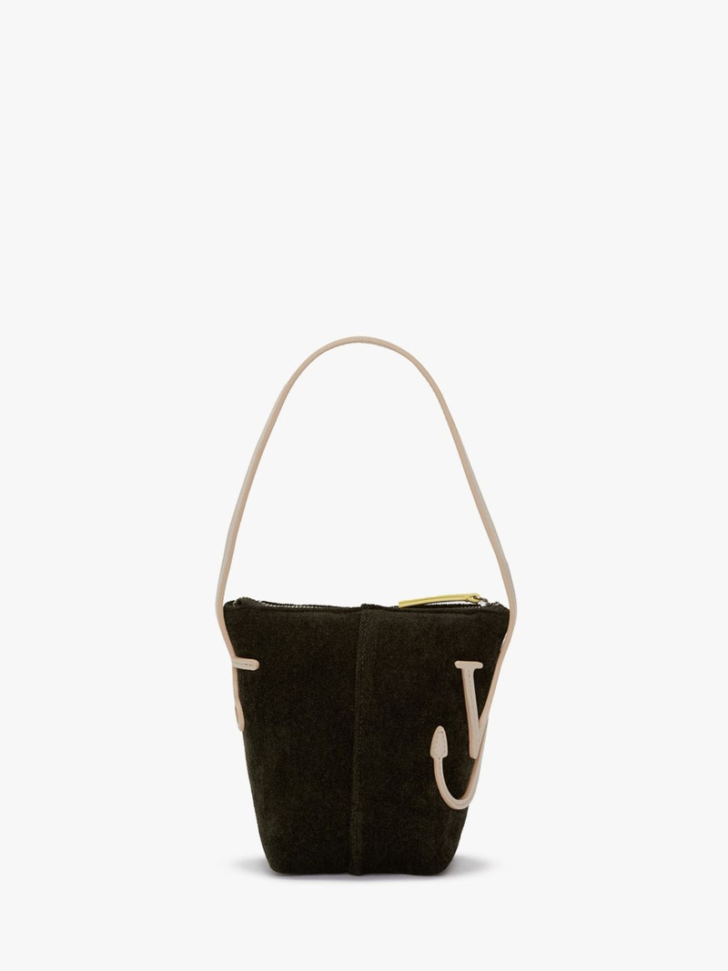 MINI ANCHOR HOBO - CHENILLE TOP HANDLE BAG 4