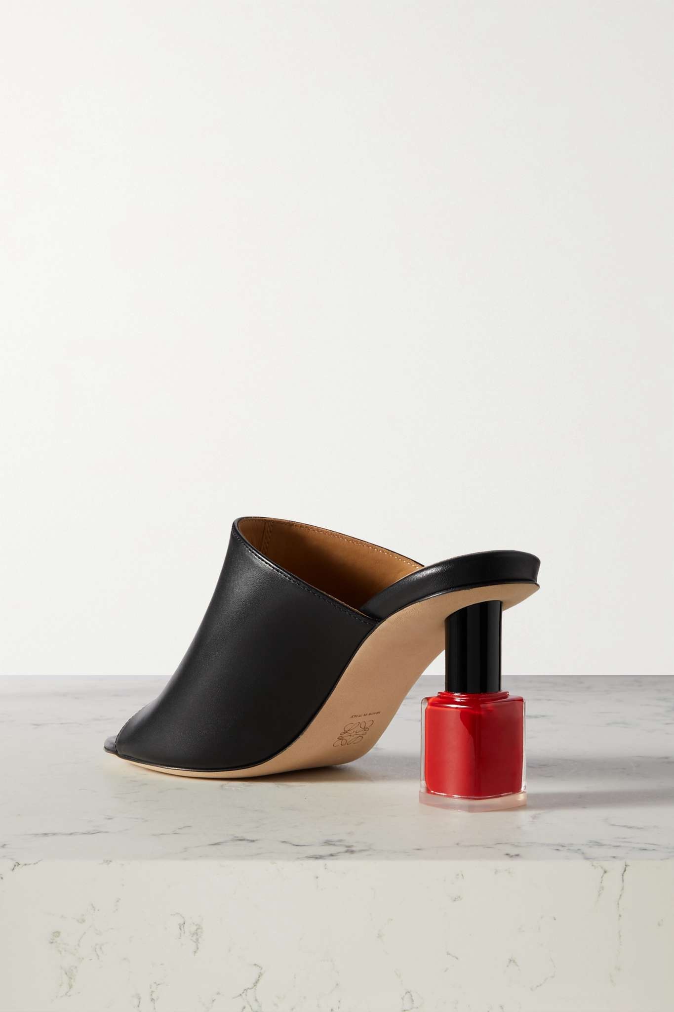 Nail Polish leather mules - 3