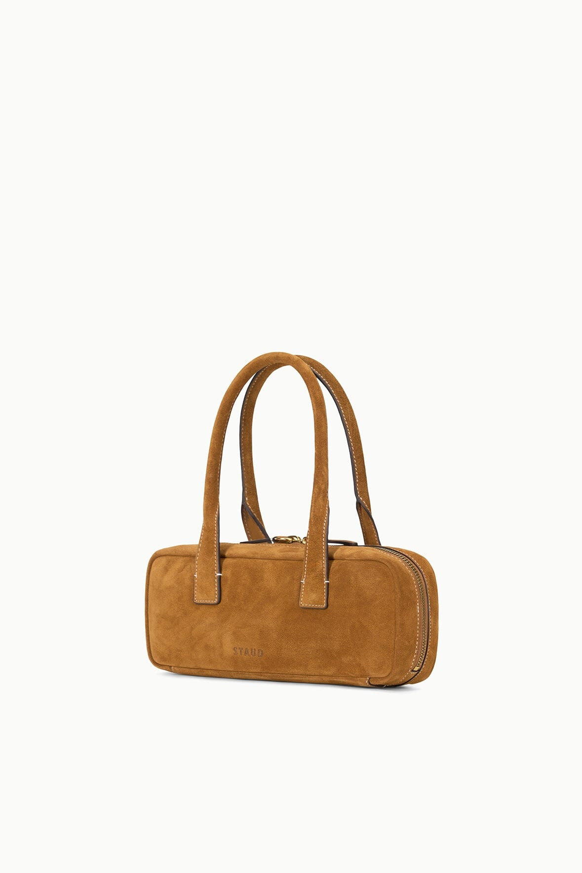 STAUD DUDE SHOULDER BAG TAN SUEDE - 3