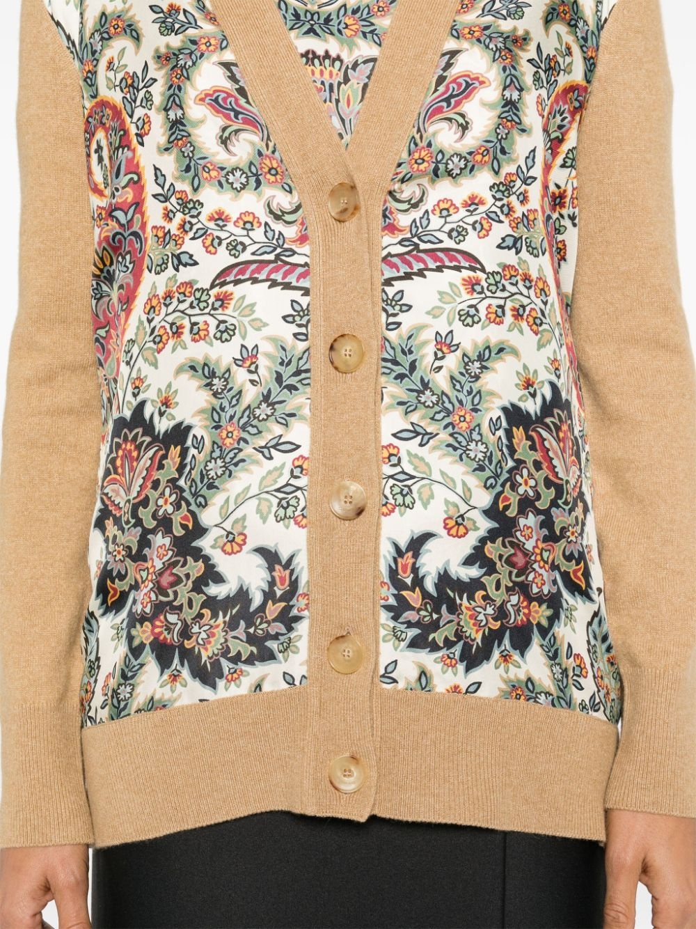 floral-print cardigan - 5