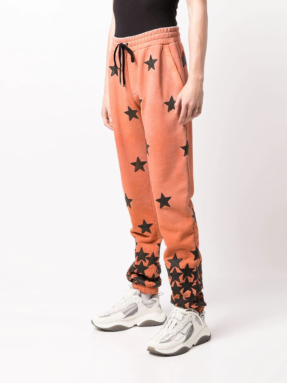 star appliqué track trousers - 3