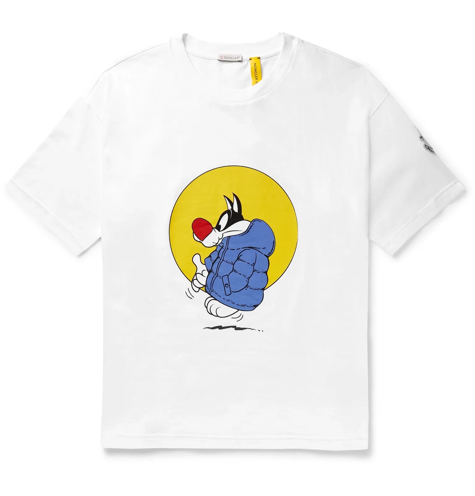 1 Moncler JW Anderson Printed Cotton-Jersey T-Shirt - 6