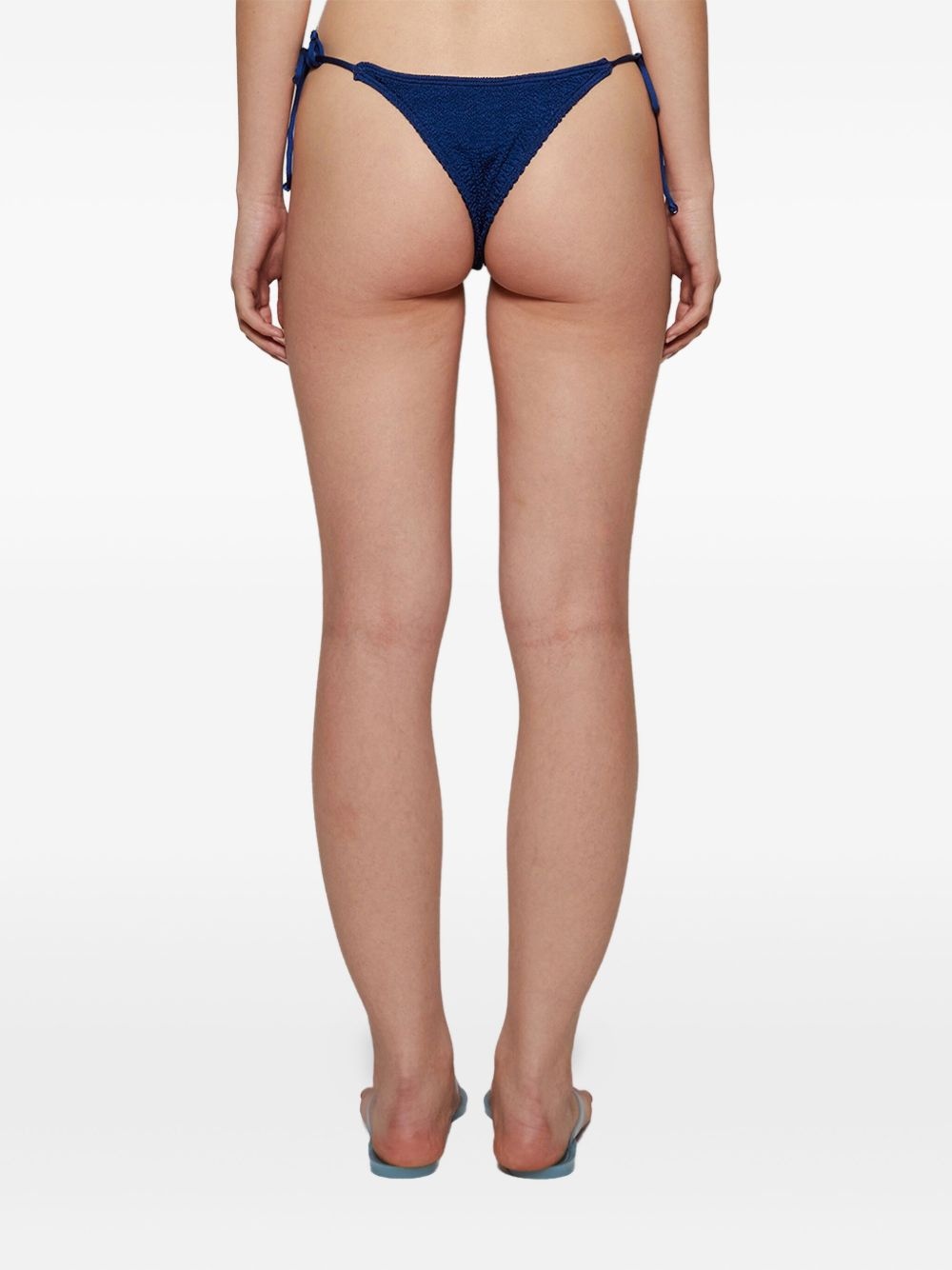 Vista tie-side textured bikini bottom - 5