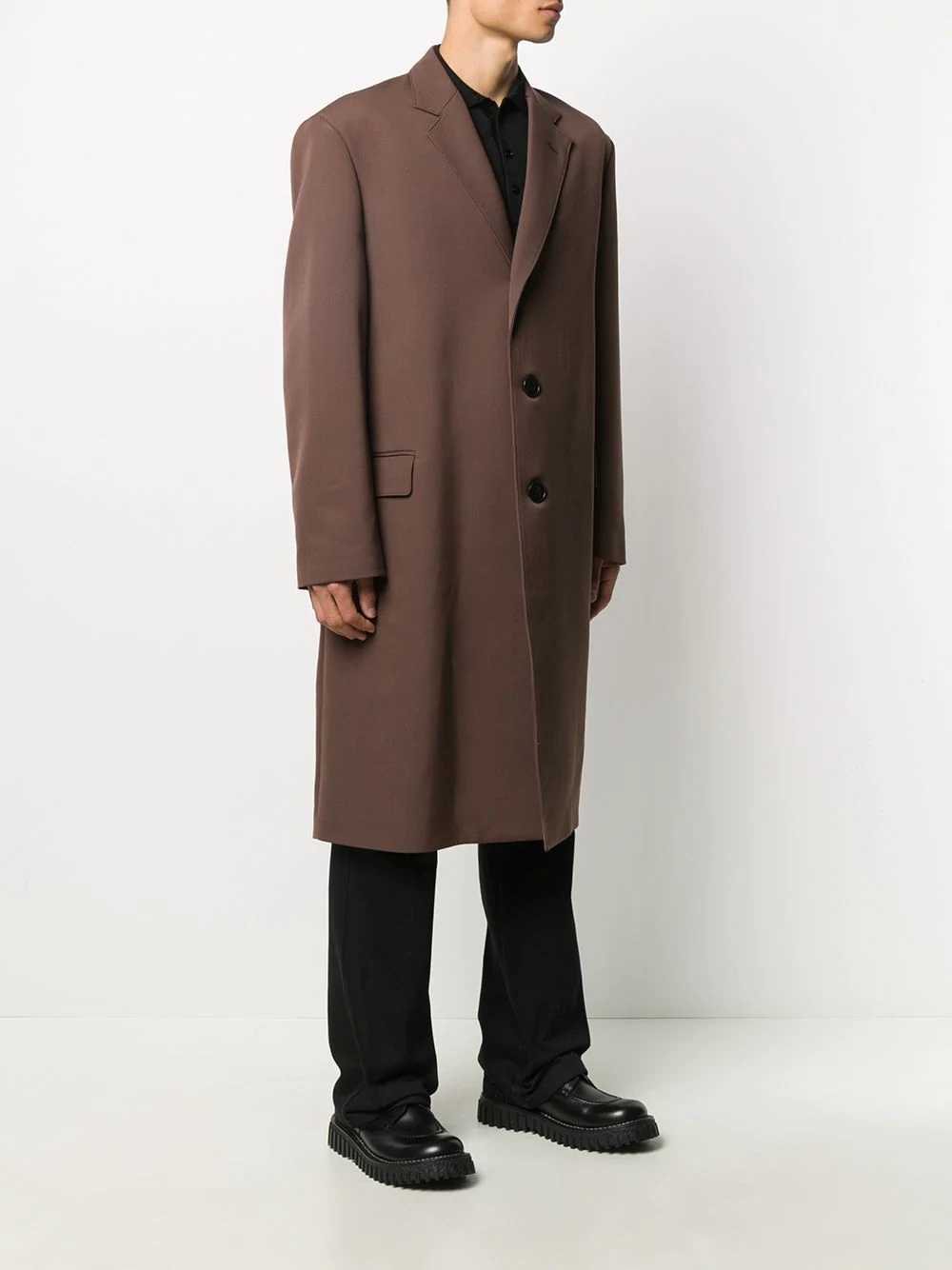 poly-wool suit coat - 4