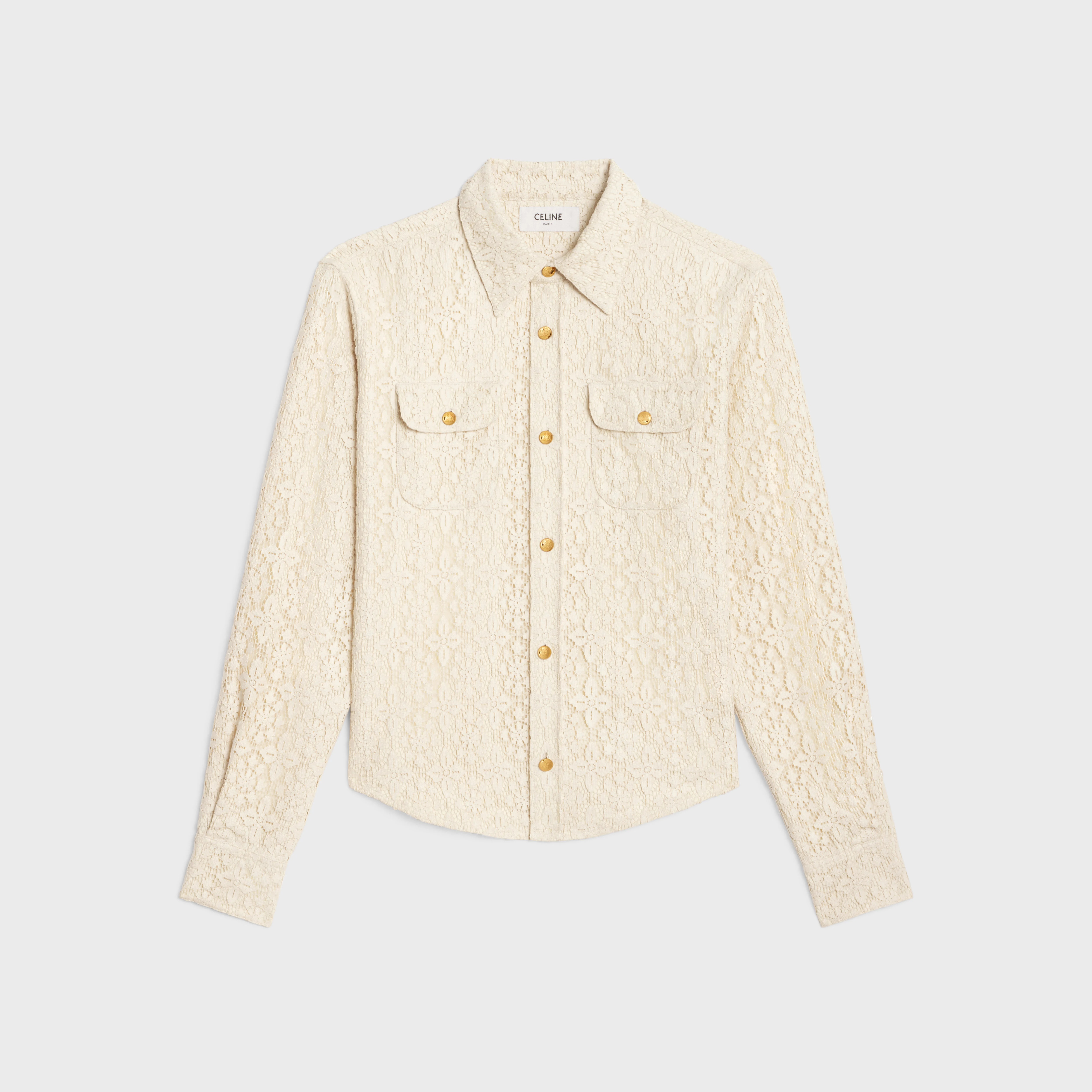romy shirt in lace cotton - 1