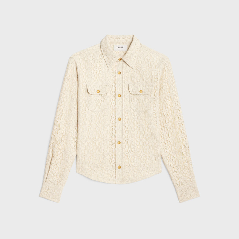 romy shirt in lace cotton 1