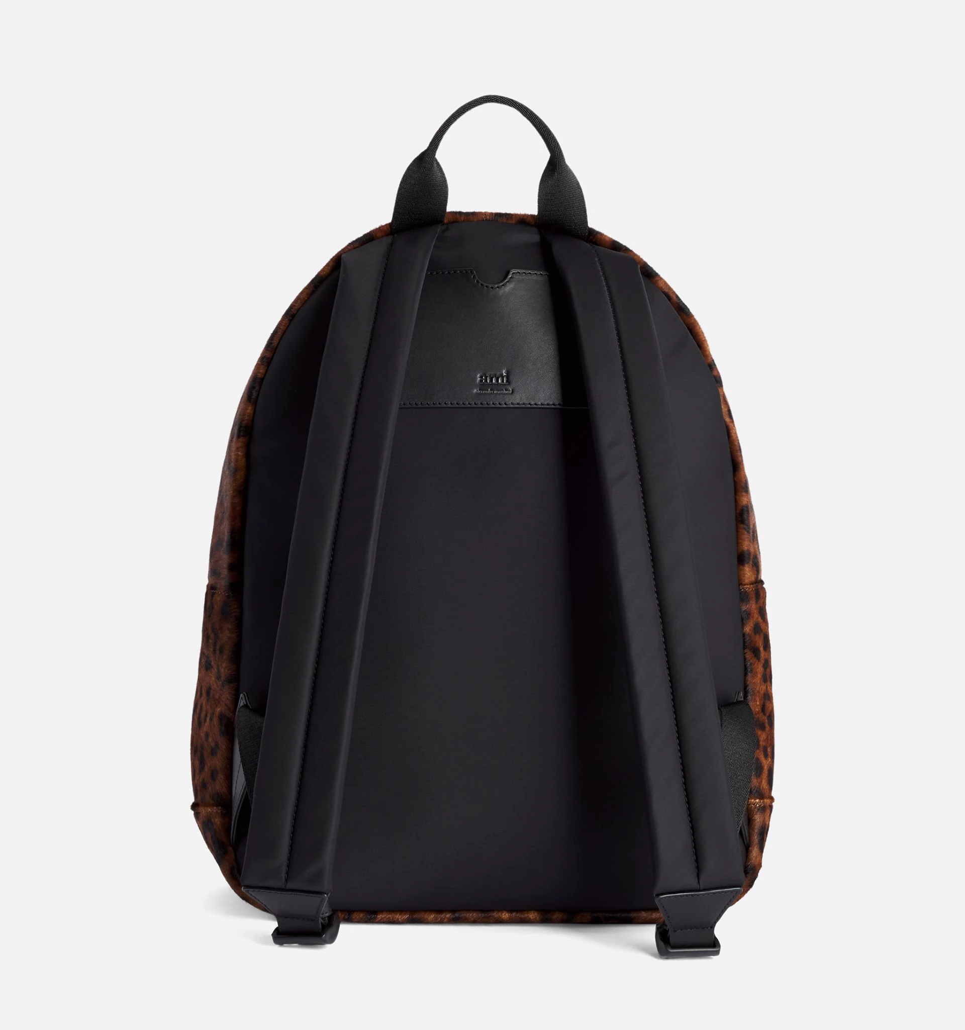 leopard-print zipped backpack - 4