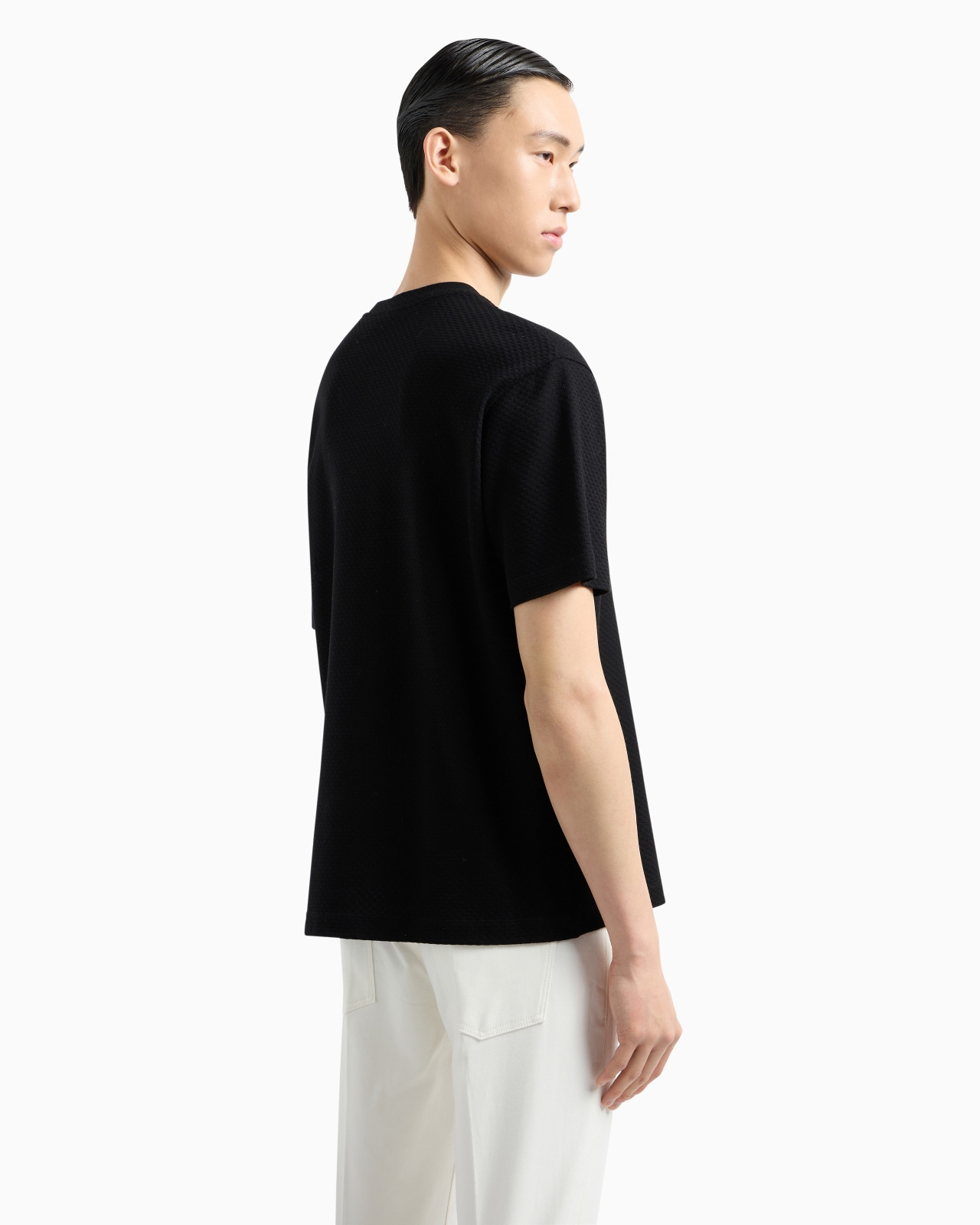Jacquard jersey T-shirt - 3