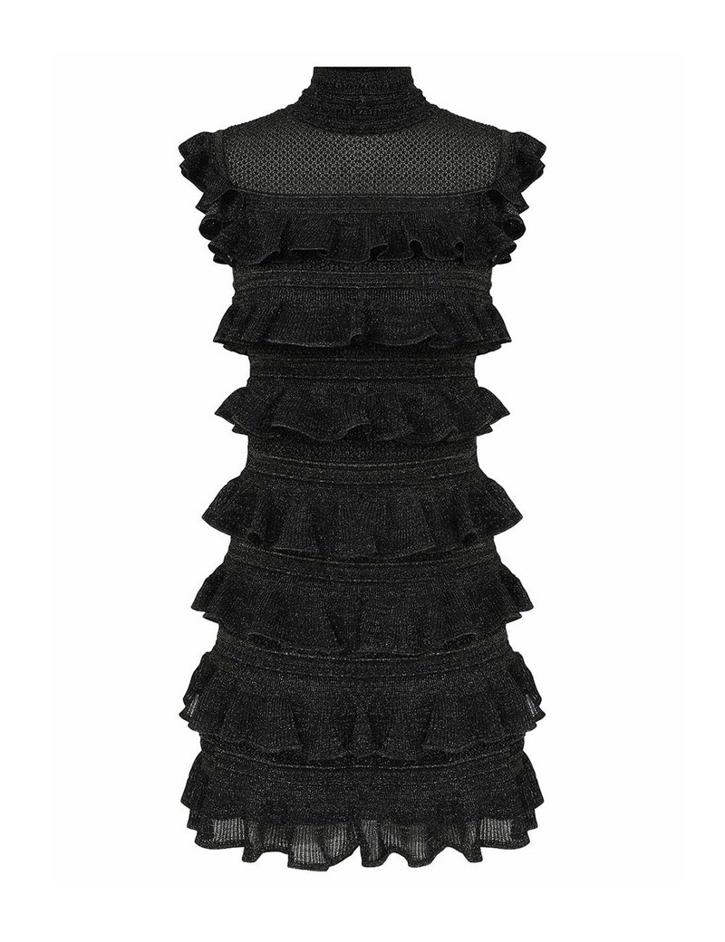 REBELLION FRILL MINI DRESS 1