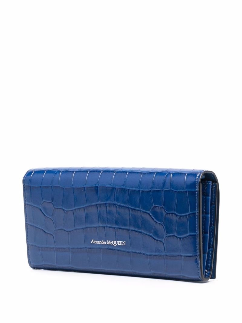 Skull croc-effect crossbody bag - 4