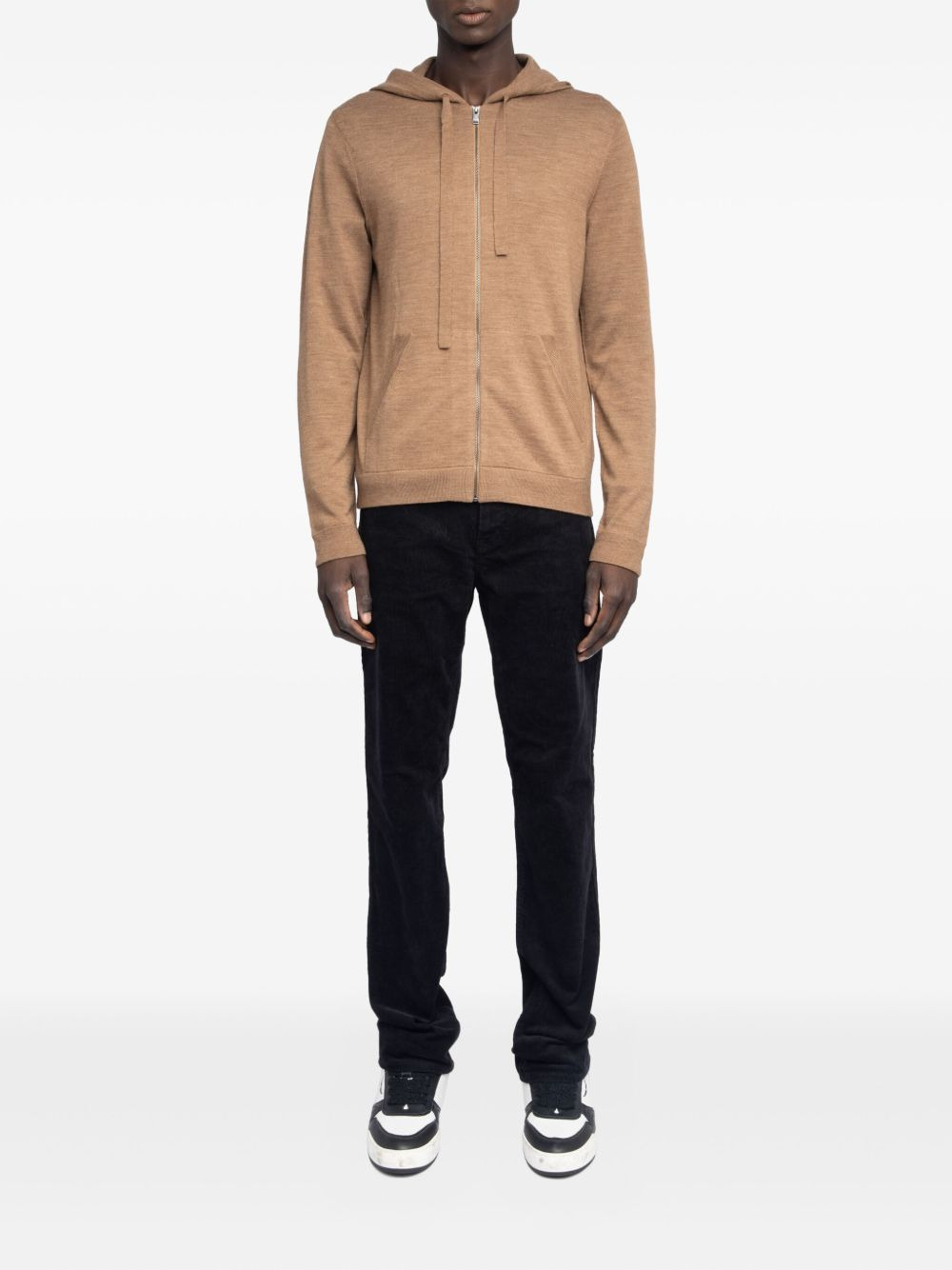 Clash hooded zip-up sweater - 2