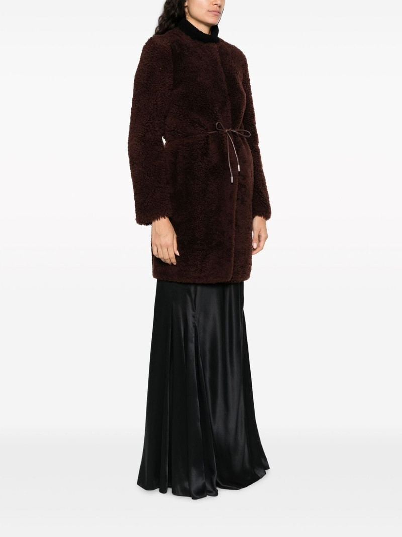 belted shearling coat 3