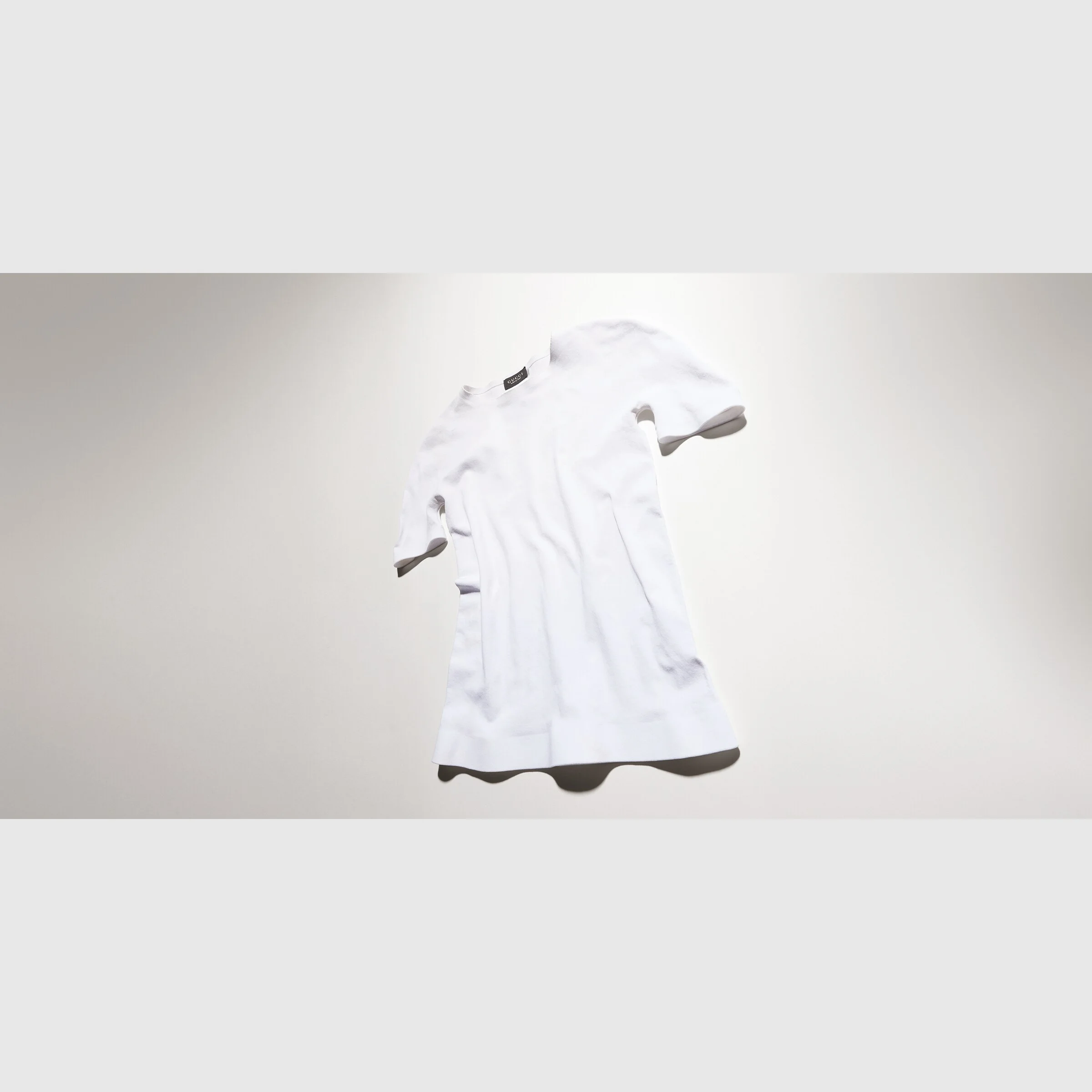 Seamless stretch nylon jersey T-shirt - 1