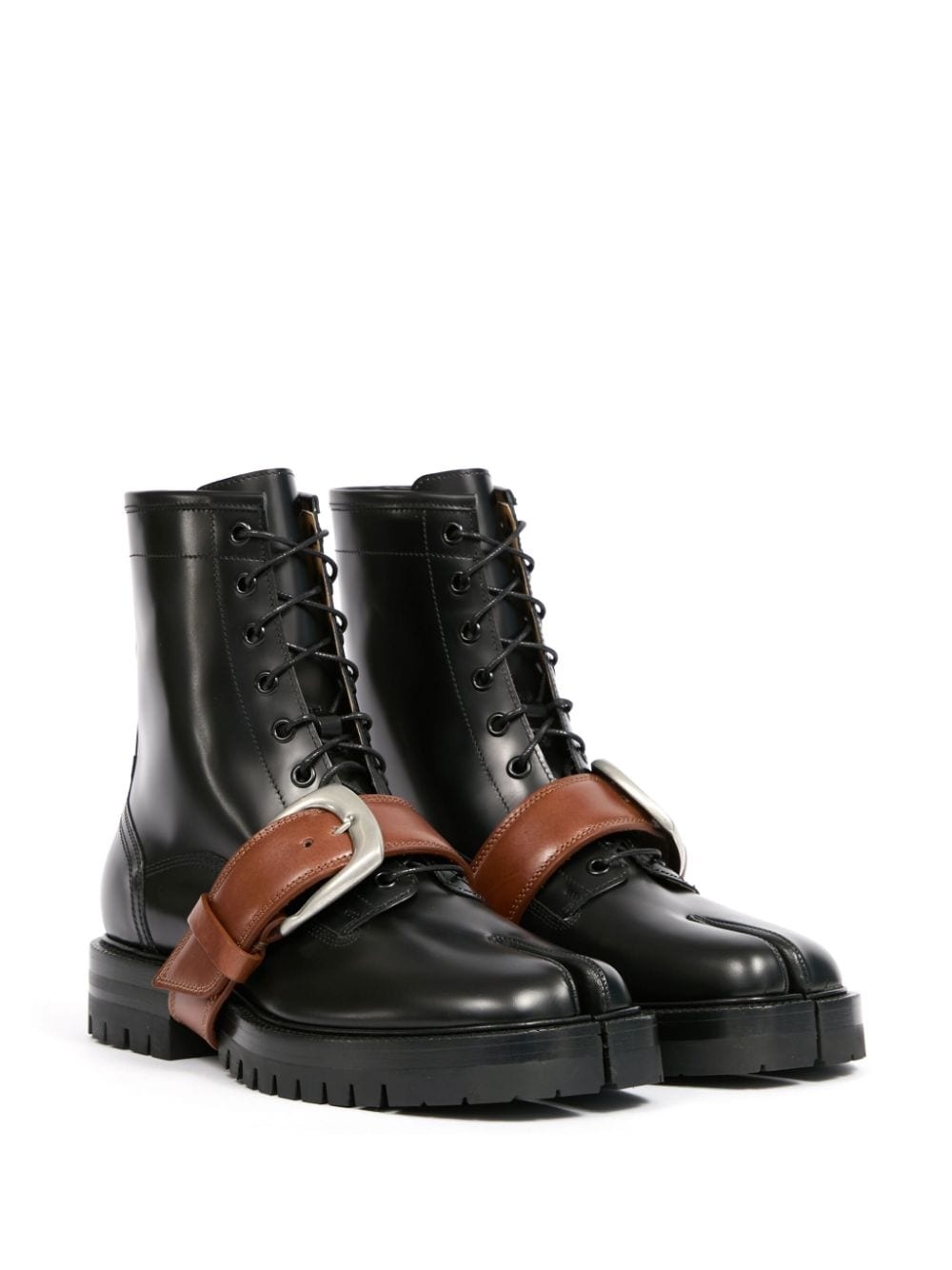 Tabi split-toe leather boots - 2