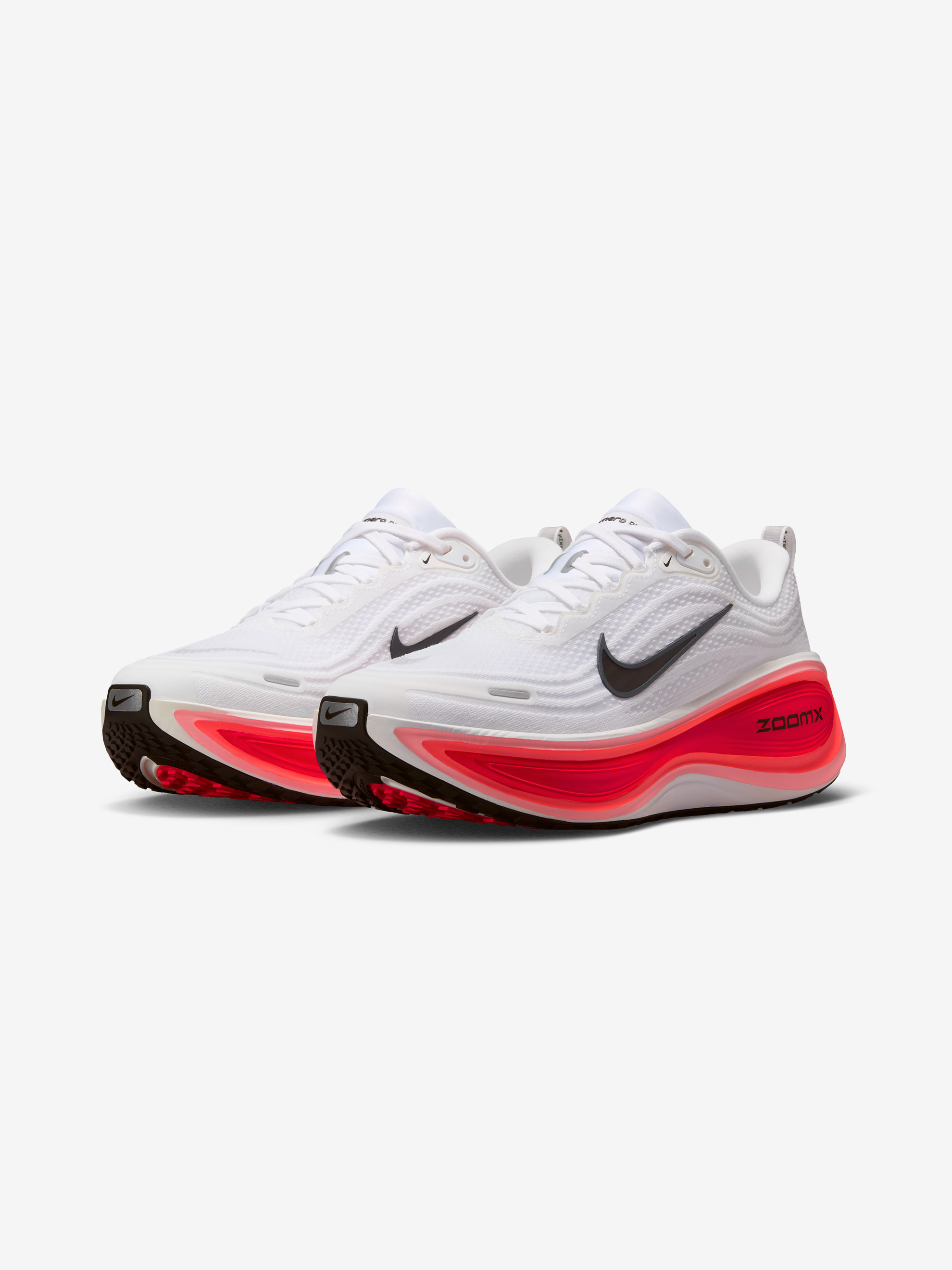 NIKE VOMERO PLUS (WHITE/BLACK/BRIGHT CRIMSON) - 2