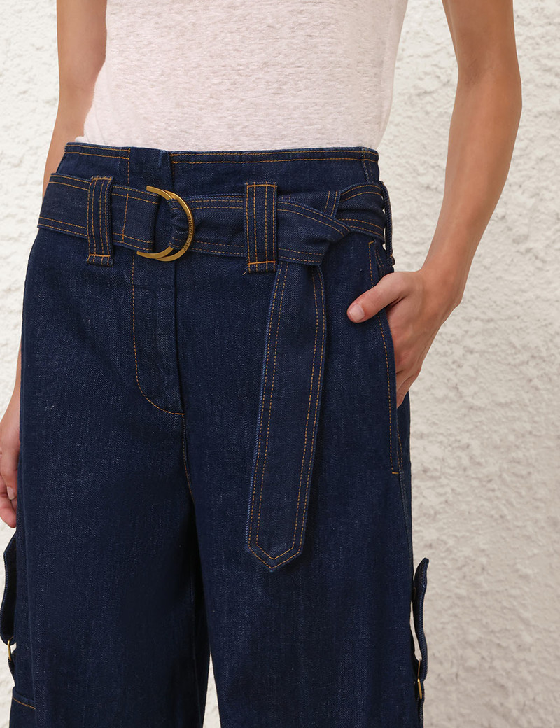 DENIM CARGO JEAN 5