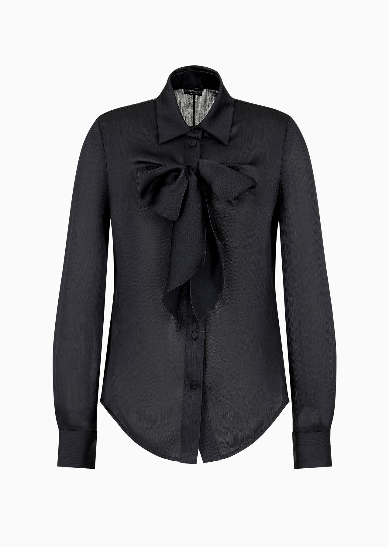 ASV recycled crépon shirt with bow - 1
