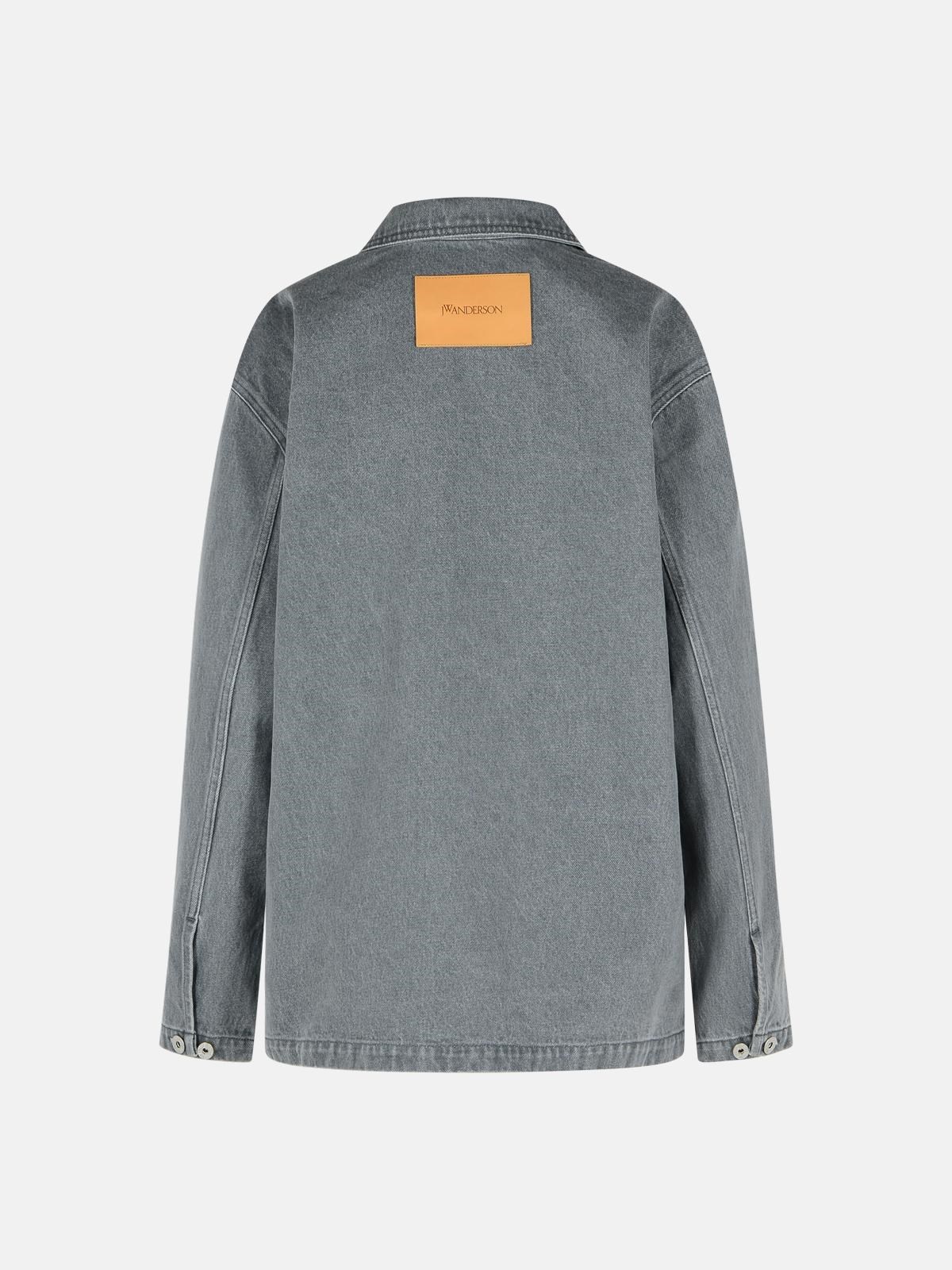 'RUGBY' GREY DENIM SHIRT - 3
